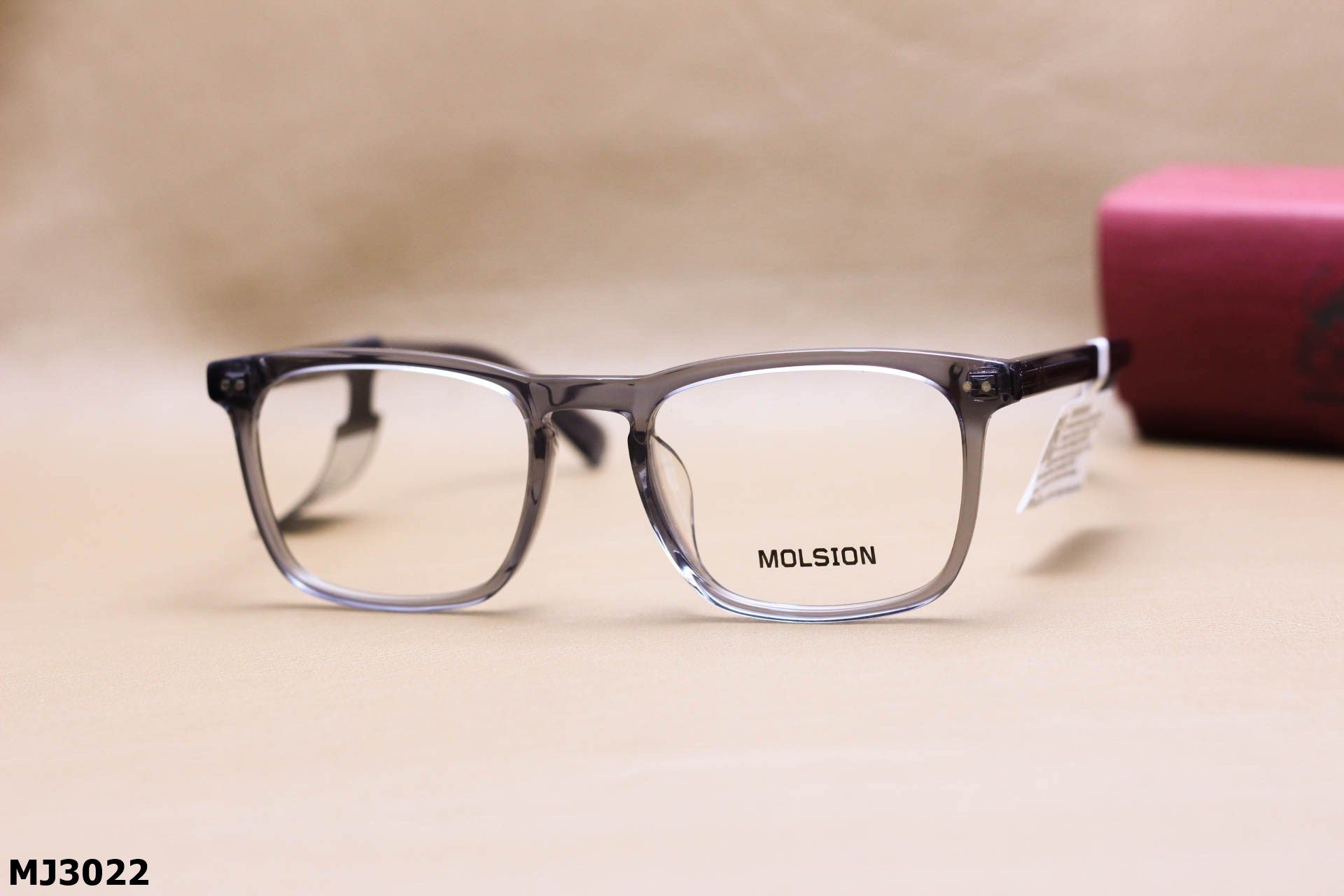 Gọng Kính Cận Chính Hãng Molsion Thời Trang Unisex, Chất Nhựa Acetate Nguyên Khối - MJ3022
