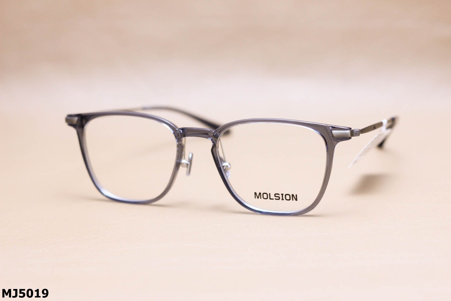 Gọng Kính Cận Chính Hãng Molsion Unisex, Chất Nhựa TR Và Hợp Kim Cao Cấp - MJ5019