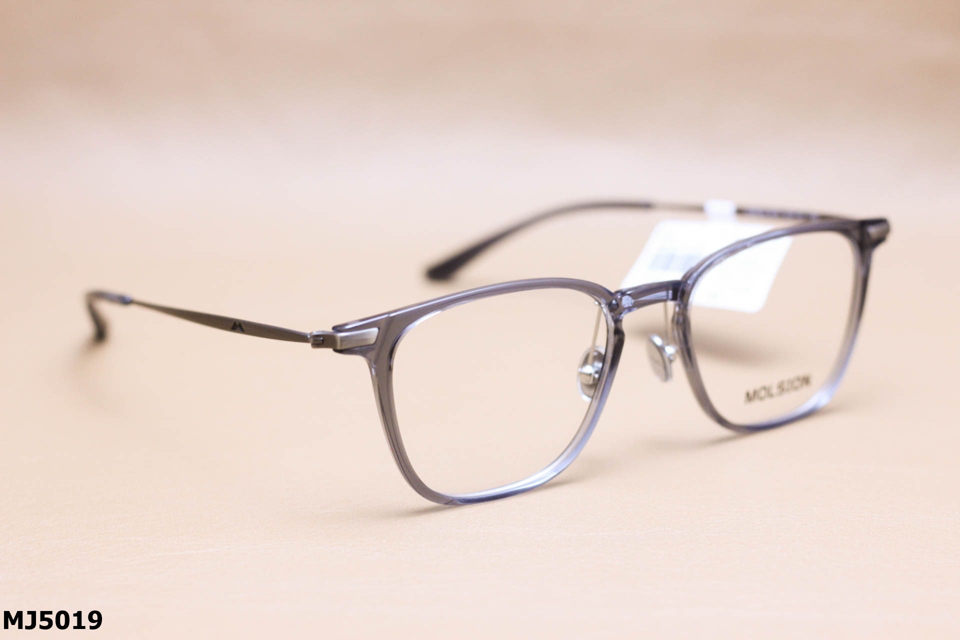 Gọng Kính Cận Chính Hãng Molsion Unisex, Chất Nhựa TR Và Hợp Kim Cao Cấp - MJ5019