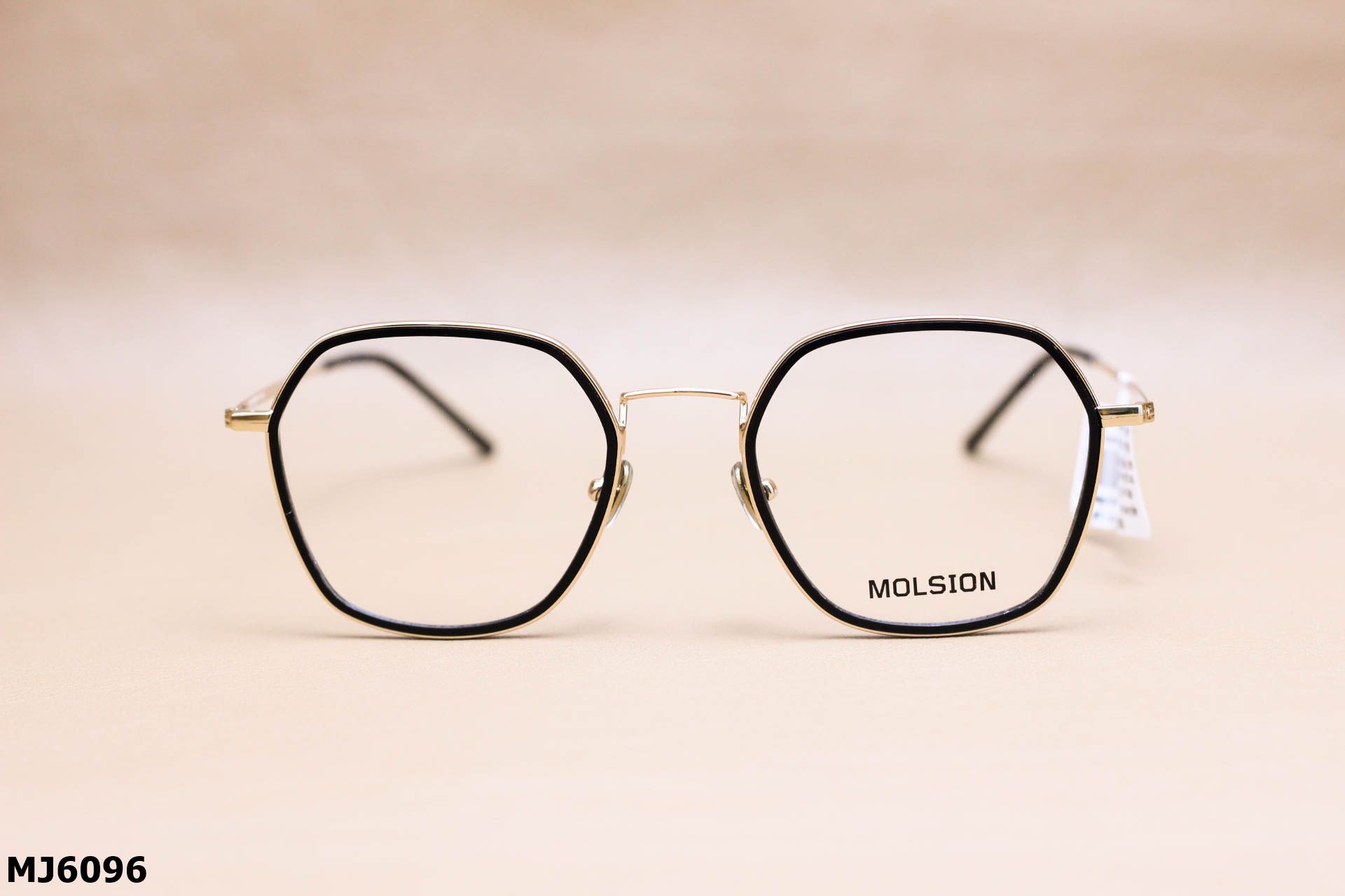 Gọng Kính Cận Chính Hãng Molsion Unisex, Chất Nhựa Acetate, Hợp Kim - MJ6096