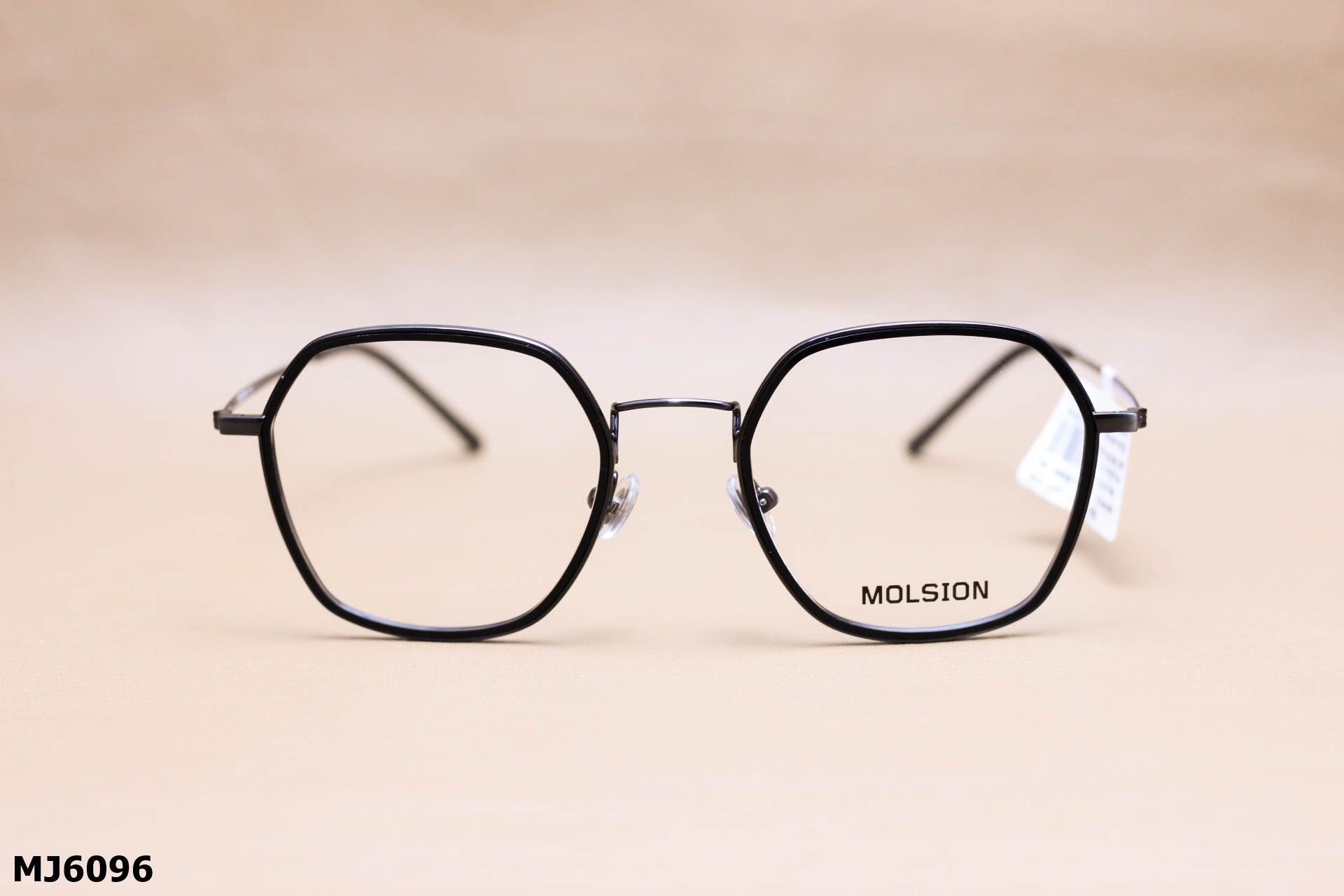 Gọng Kính Cận Chính Hãng Molsion Unisex, Chất Nhựa Acetate, Hợp Kim - MJ6096