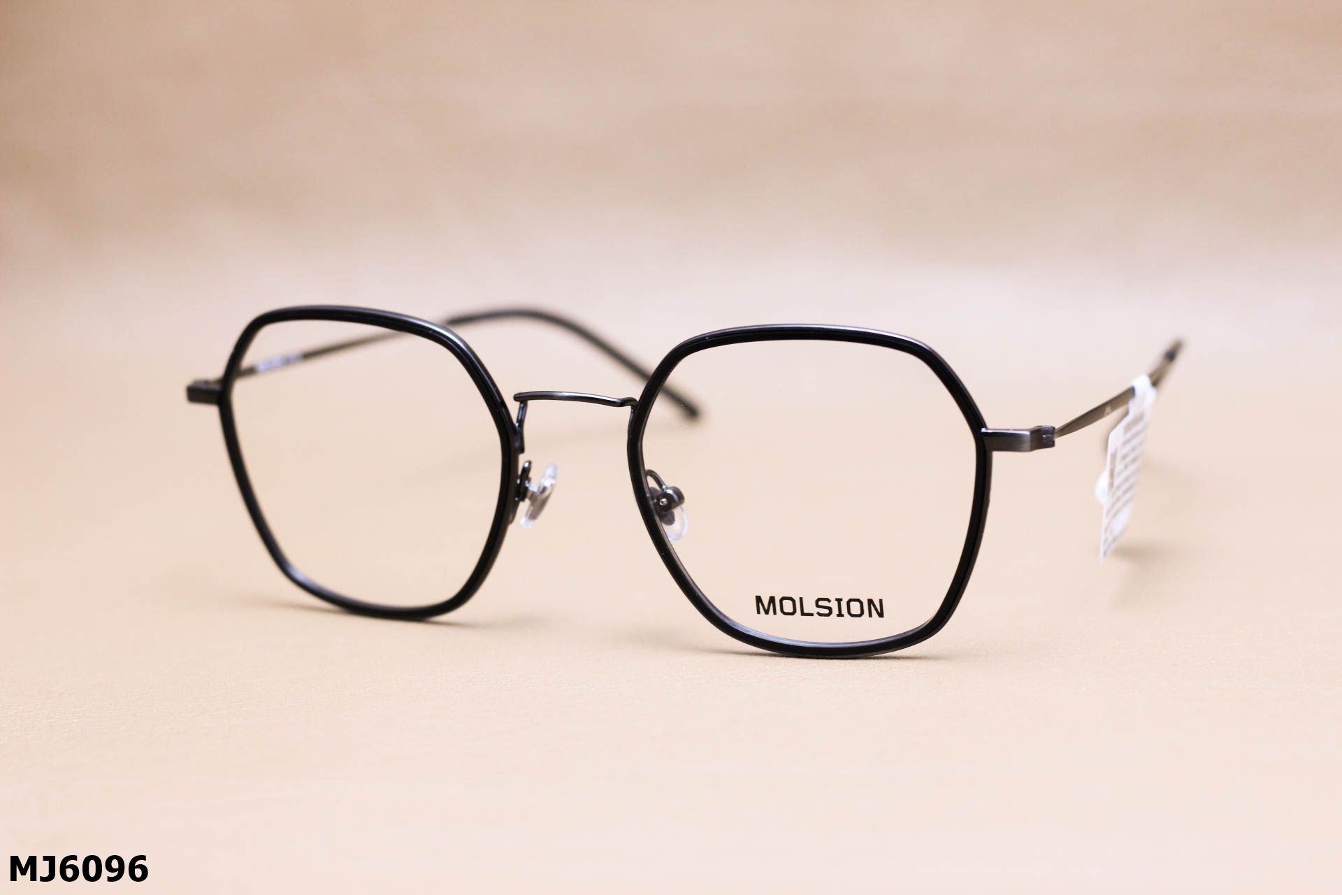 Gọng Kính Cận Chính Hãng Molsion Unisex, Chất Nhựa Acetate, Hợp Kim - MJ6096