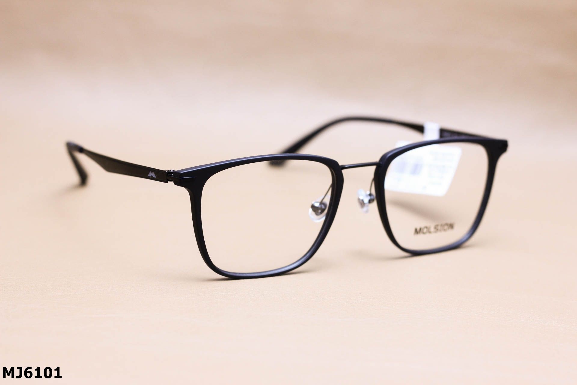 Gọng Kính Cận Chính Hãng Molsion Unisex, Chất Nhựa TR Và Thép Không Gỉ Cao Cấp - MJ6101