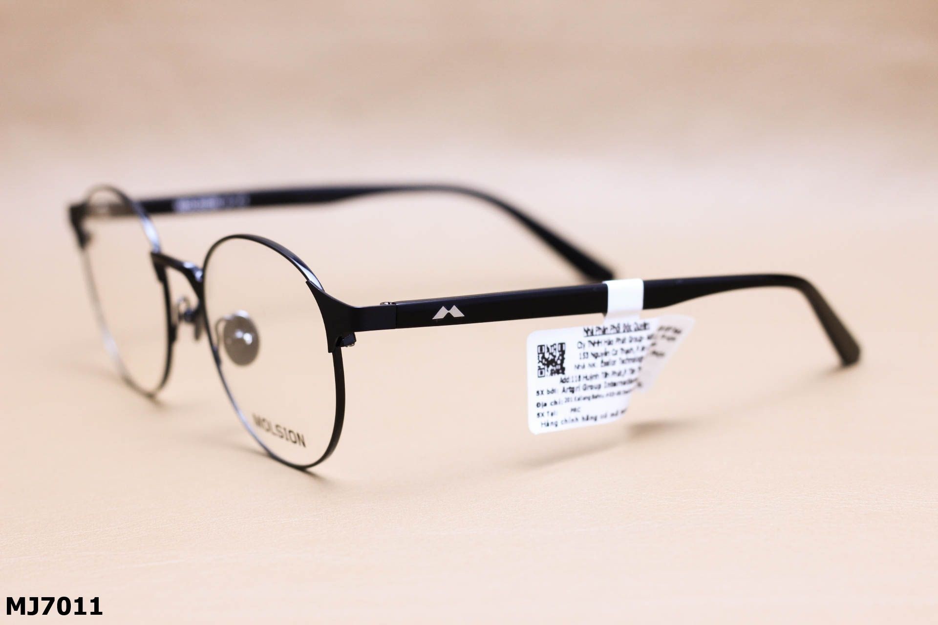 Gọng Kính Cận Chính Hãng Molsion Unisex, Hợp Kim Cao Cấp - MJ7011
