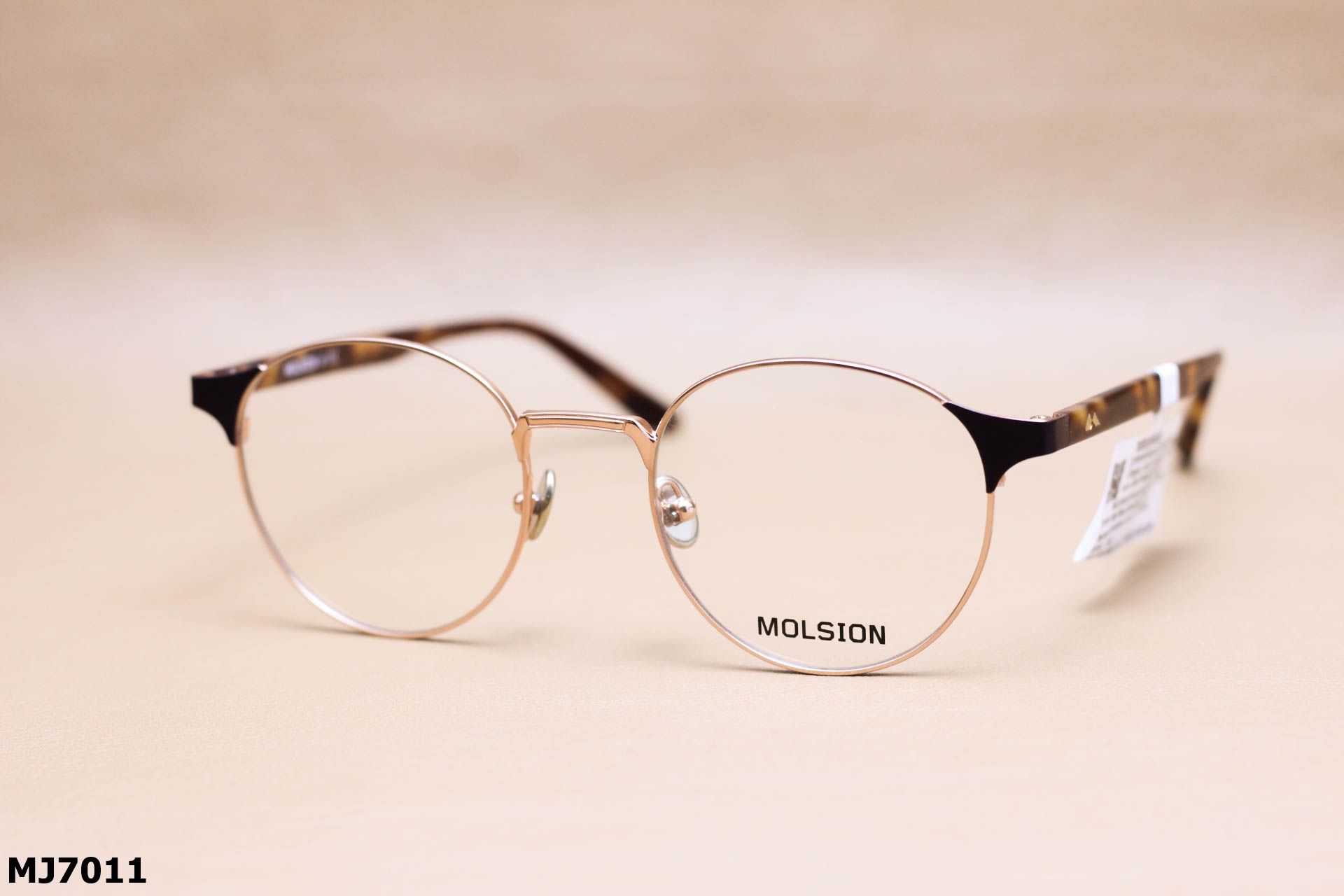 Gọng Kính Cận Chính Hãng Molsion Unisex, Hợp Kim Cao Cấp - MJ7011