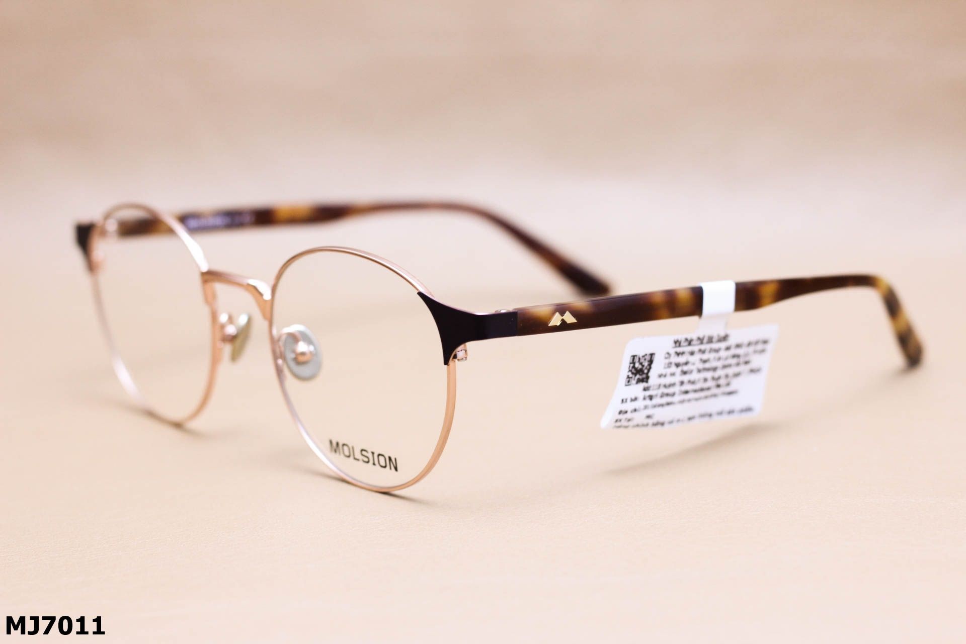 Gọng Kính Cận Chính Hãng Molsion Unisex, Hợp Kim Cao Cấp - MJ7011
