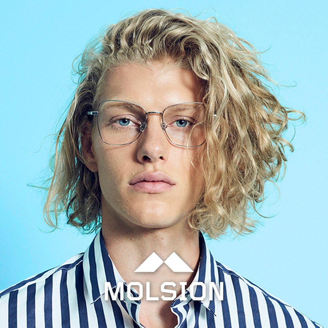 Gọng Kính Cận Chính Hãng Molsion Unisex, Hợp Kim Cao Cấp - MJ7079