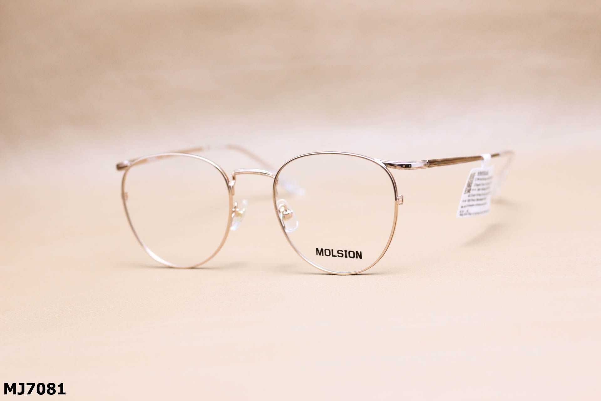 Gọng Kính Cận Chính Hãng Molsion Unisex, Hợp Kim Cao Cấp - MJ7081