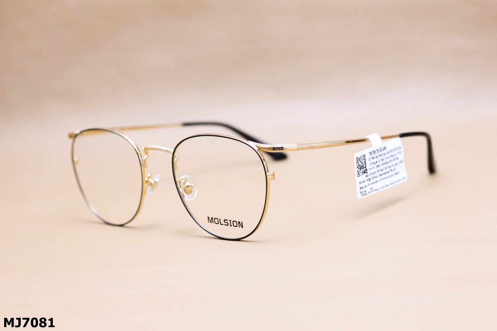 Gọng Kính Cận Chính Hãng Molsion Unisex, Hợp Kim Cao Cấp - MJ7081