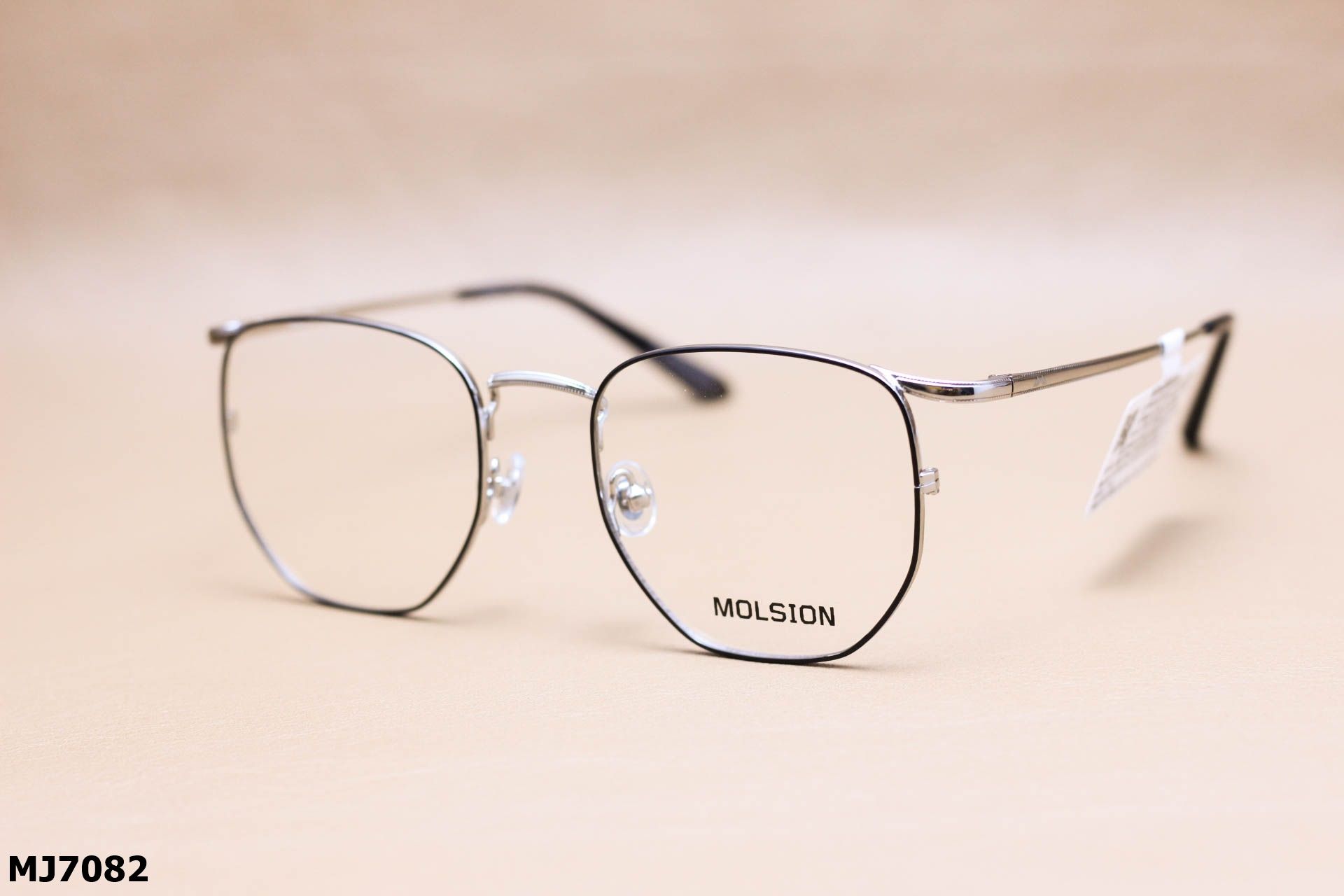 Gọng Kính Cận Chính Hãng Molsion Unisex, Hợp Kim Cao Cấp - MJ7082