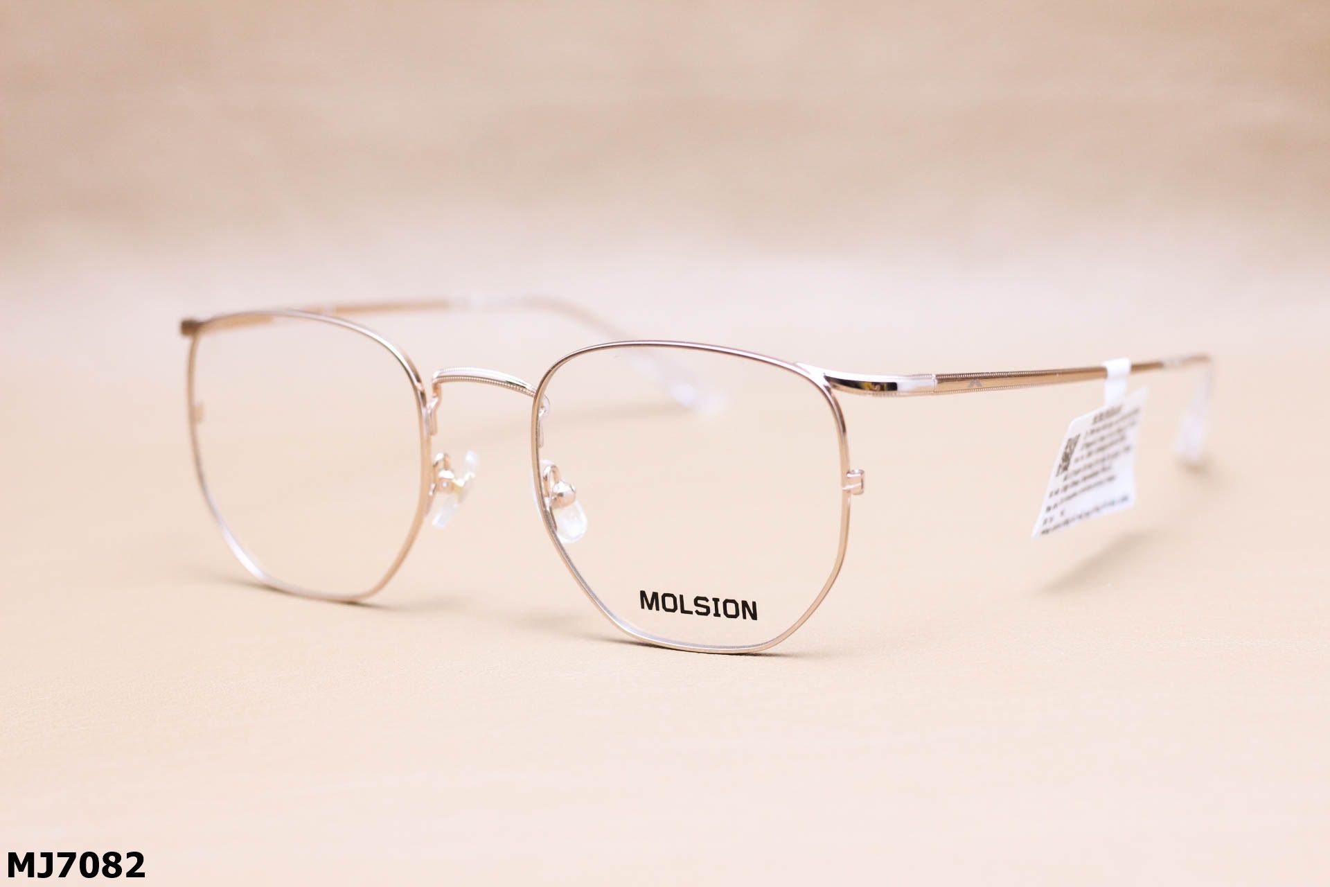 Gọng Kính Cận Chính Hãng Molsion Unisex, Hợp Kim Cao Cấp - MJ7082
