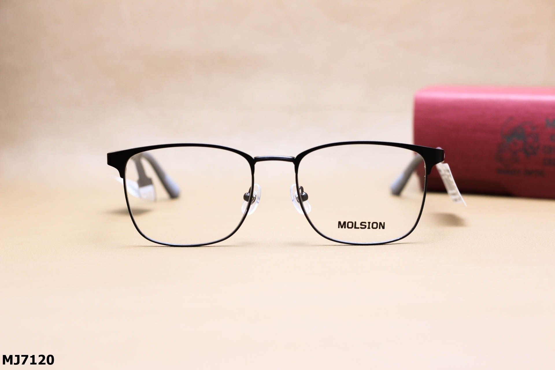 Gọng Kính Cận Dáng Vuông Thời Trang Unisex, Chất Liệu Hợp Kim Cao Cấp Chính Hãng MOLSION - MJ7120