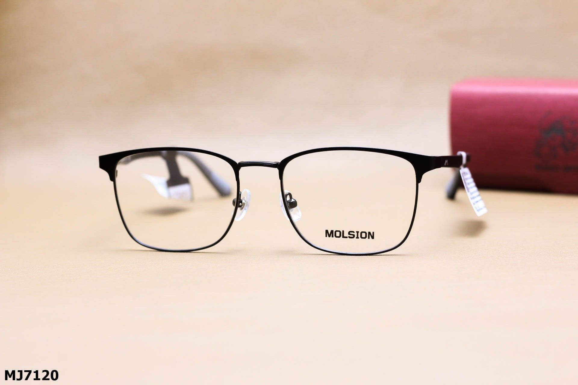 Gọng Kính Cận Dáng Vuông Thời Trang Unisex, Chất Liệu Hợp Kim Cao Cấp Chính Hãng MOLSION - MJ7120