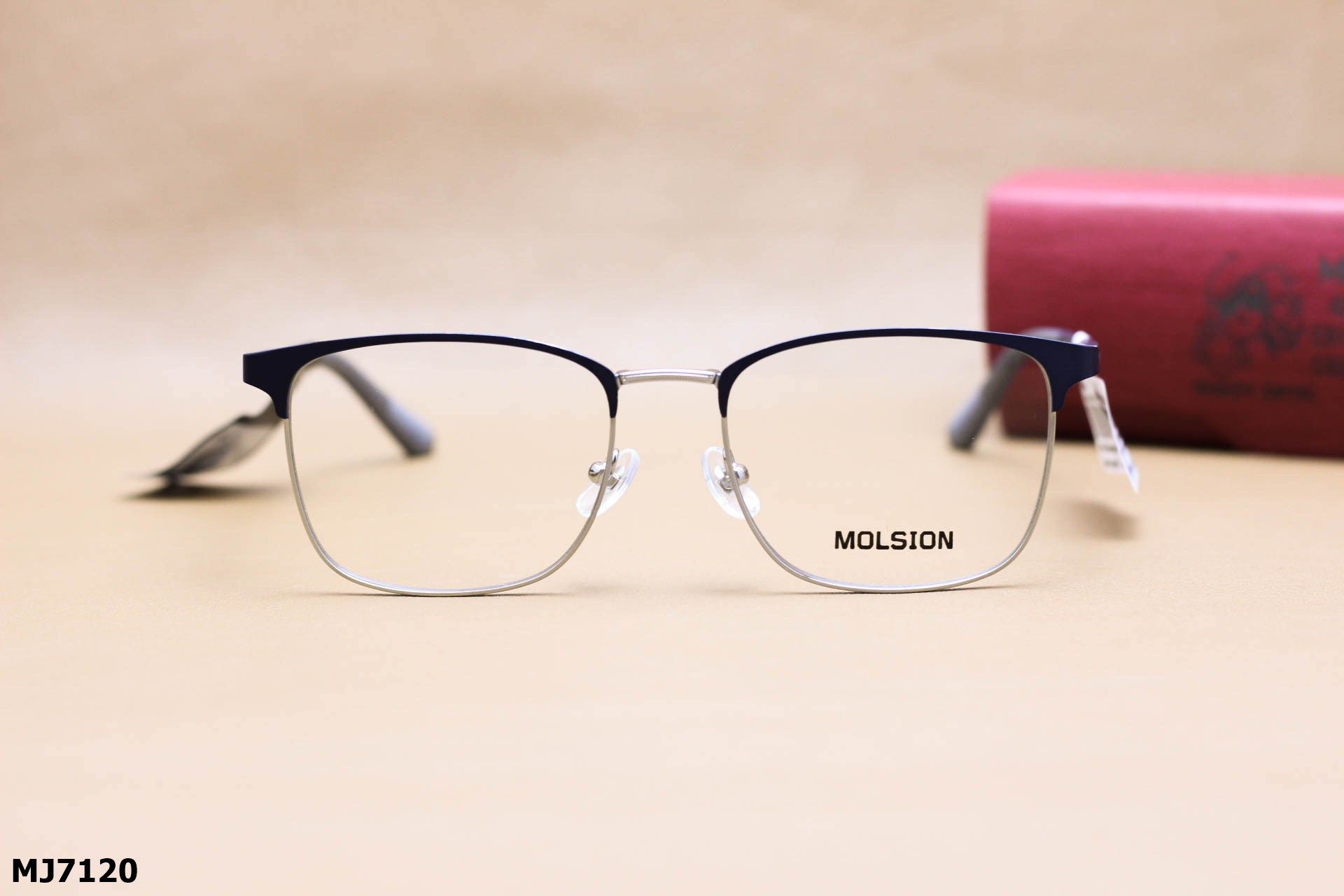 Gọng Kính Cận Dáng Vuông Thời Trang Unisex, Chất Liệu Hợp Kim Cao Cấp Chính Hãng MOLSION - MJ7120