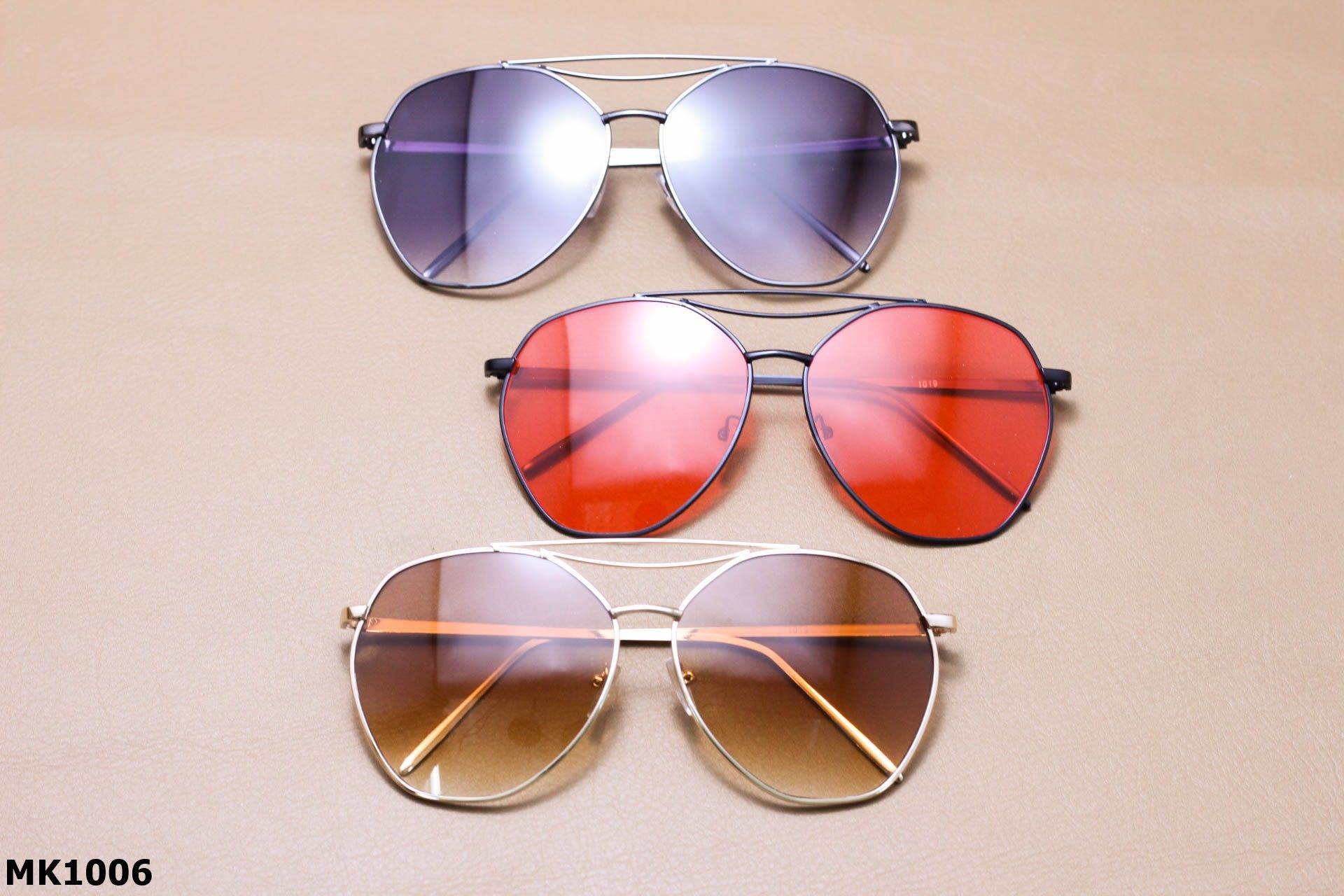 Kính Mát Thời Trang Unisex, Tròng Mặt Phẳng Hiện Đại - MK1006