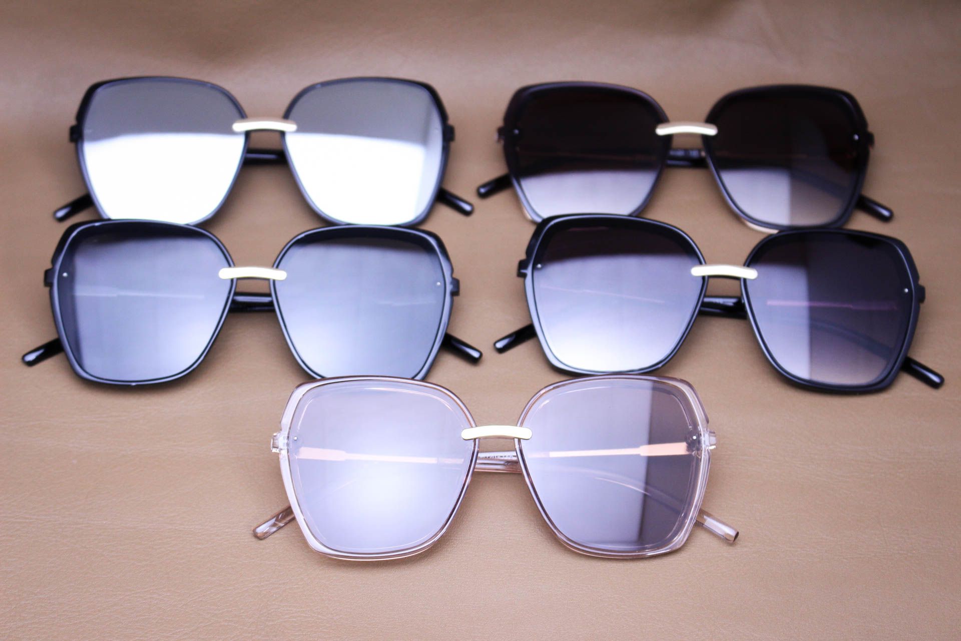 Kính Mát Đa Giác Thời Trang Unisex, Tròng Chống Chói Loá, UV400 - MK1038