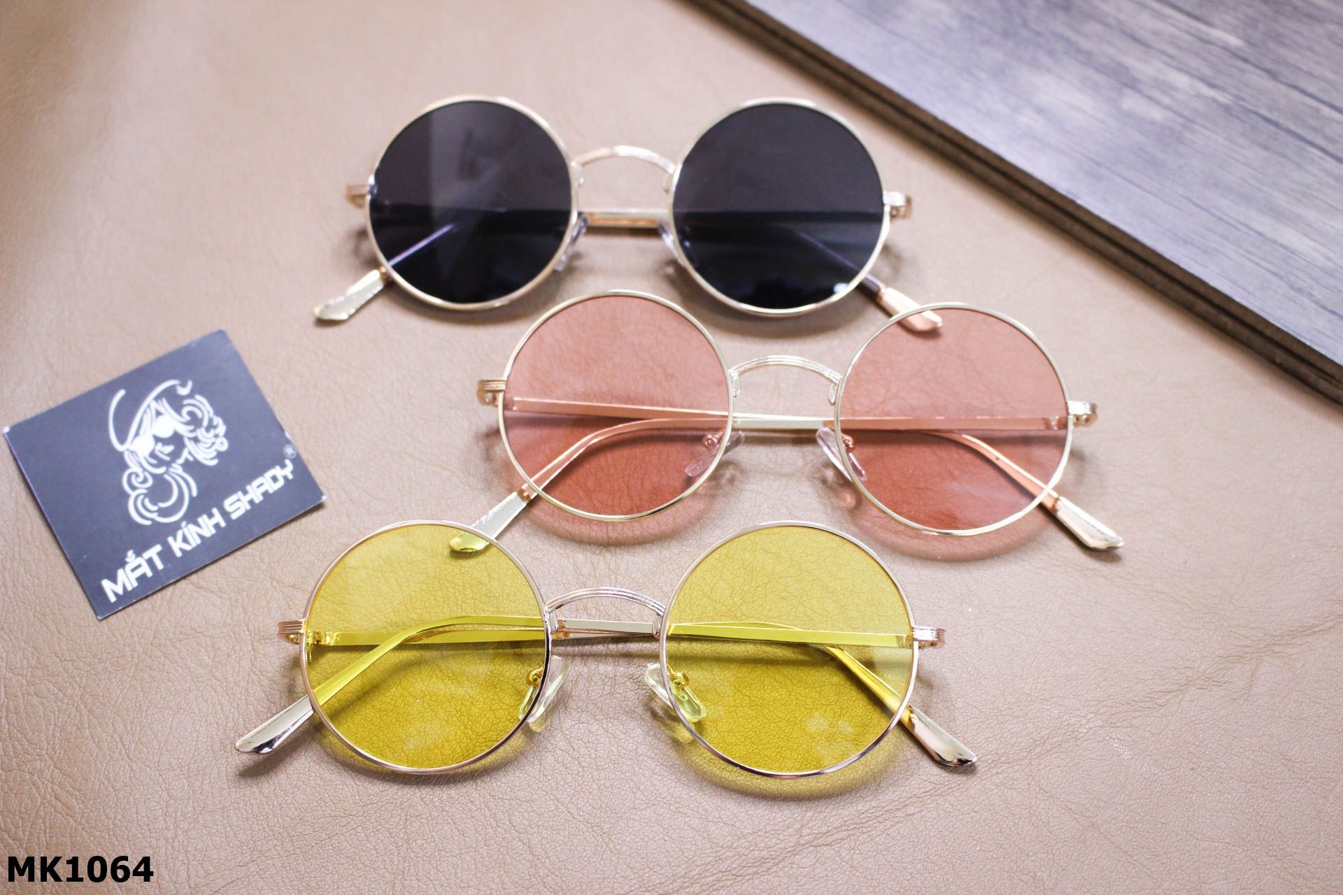 Kính Mát Tròn Thầy Bói Thời Trang Unisex Cực Ngầu - MK1064