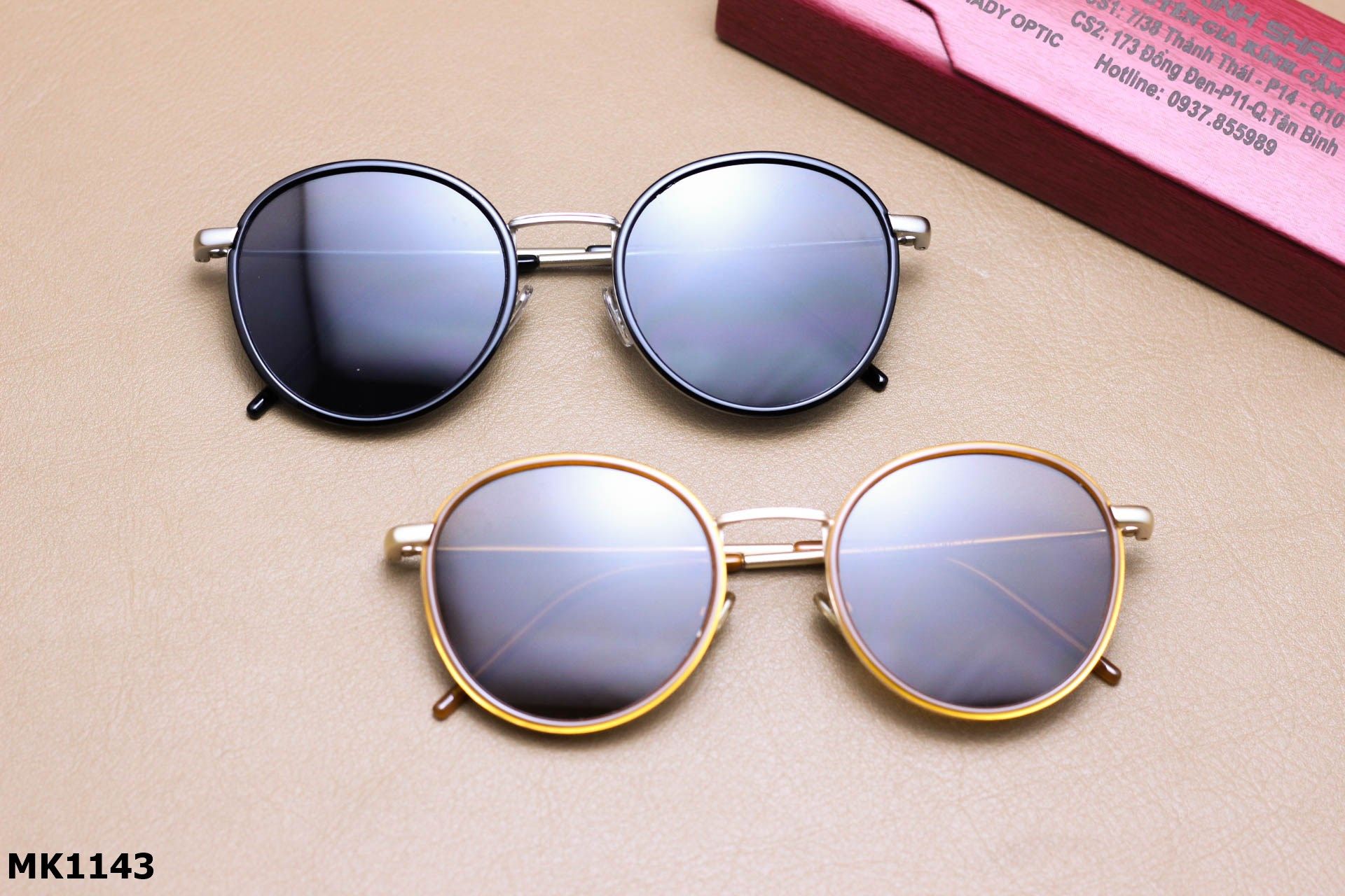 Kính Mát Tròn Ngố Thời Trang Unisex, Chống UV400 Và Chống Chói Loá - MK1143