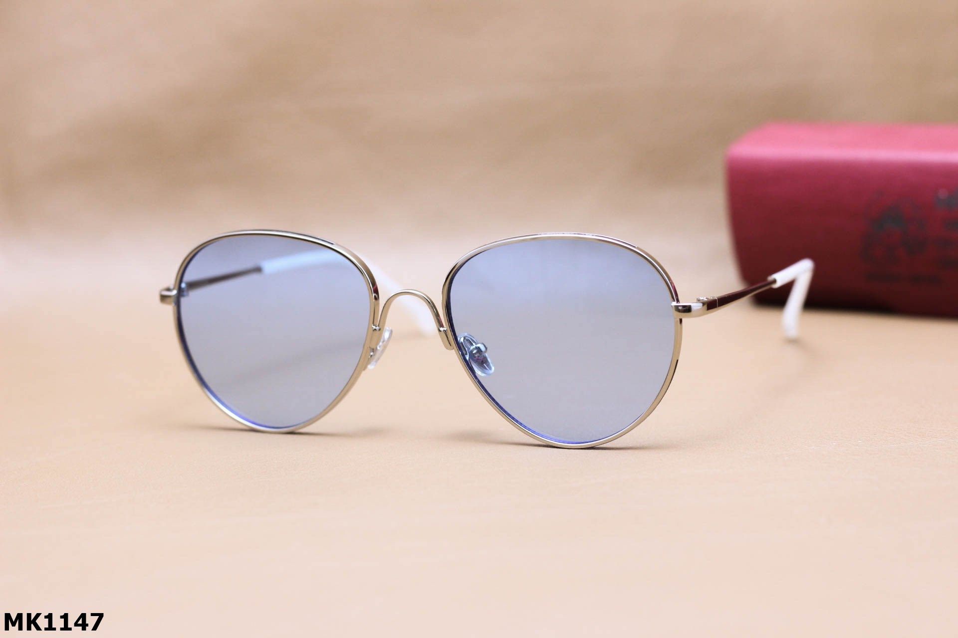 Kính Mát Aviator Chất Liệu Hợp Kim, Tròng Chống Chói Lóa Và UV400 - MK1147