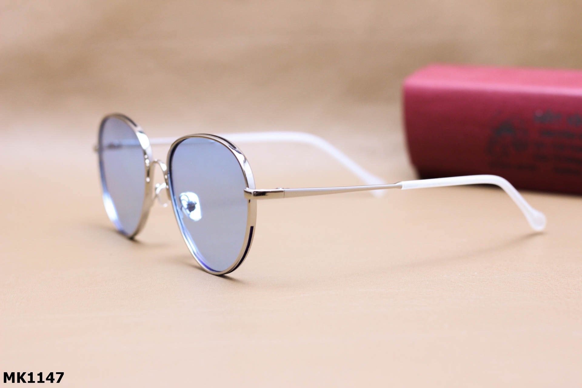 Kính Mát Aviator Chất Liệu Hợp Kim, Tròng Chống Chói Lóa Và UV400 - MK1147