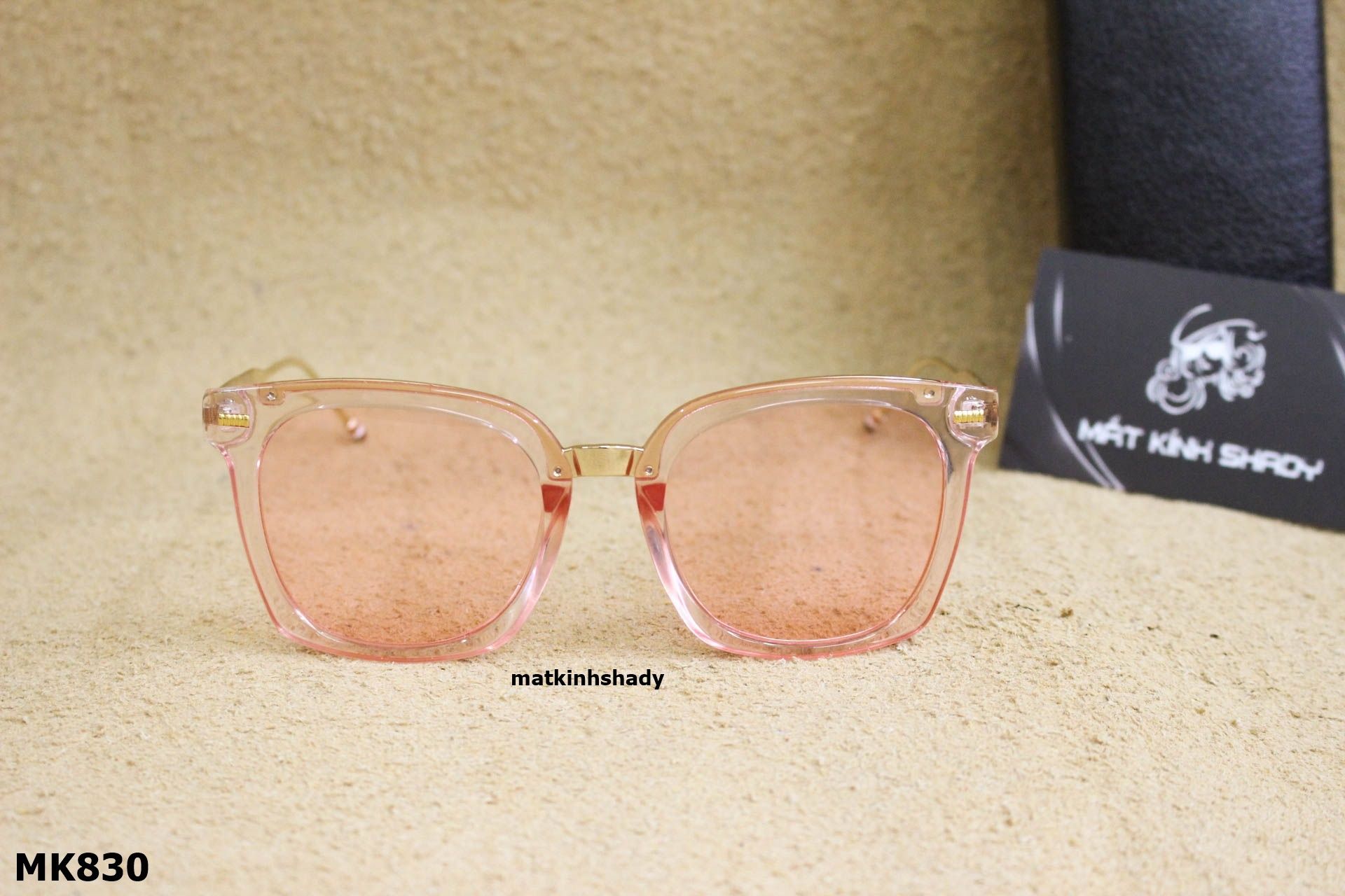 Kính Mát Thời Trang Unisex, Tròng Chống Chói Loá (Hợp Kim) - MK830
