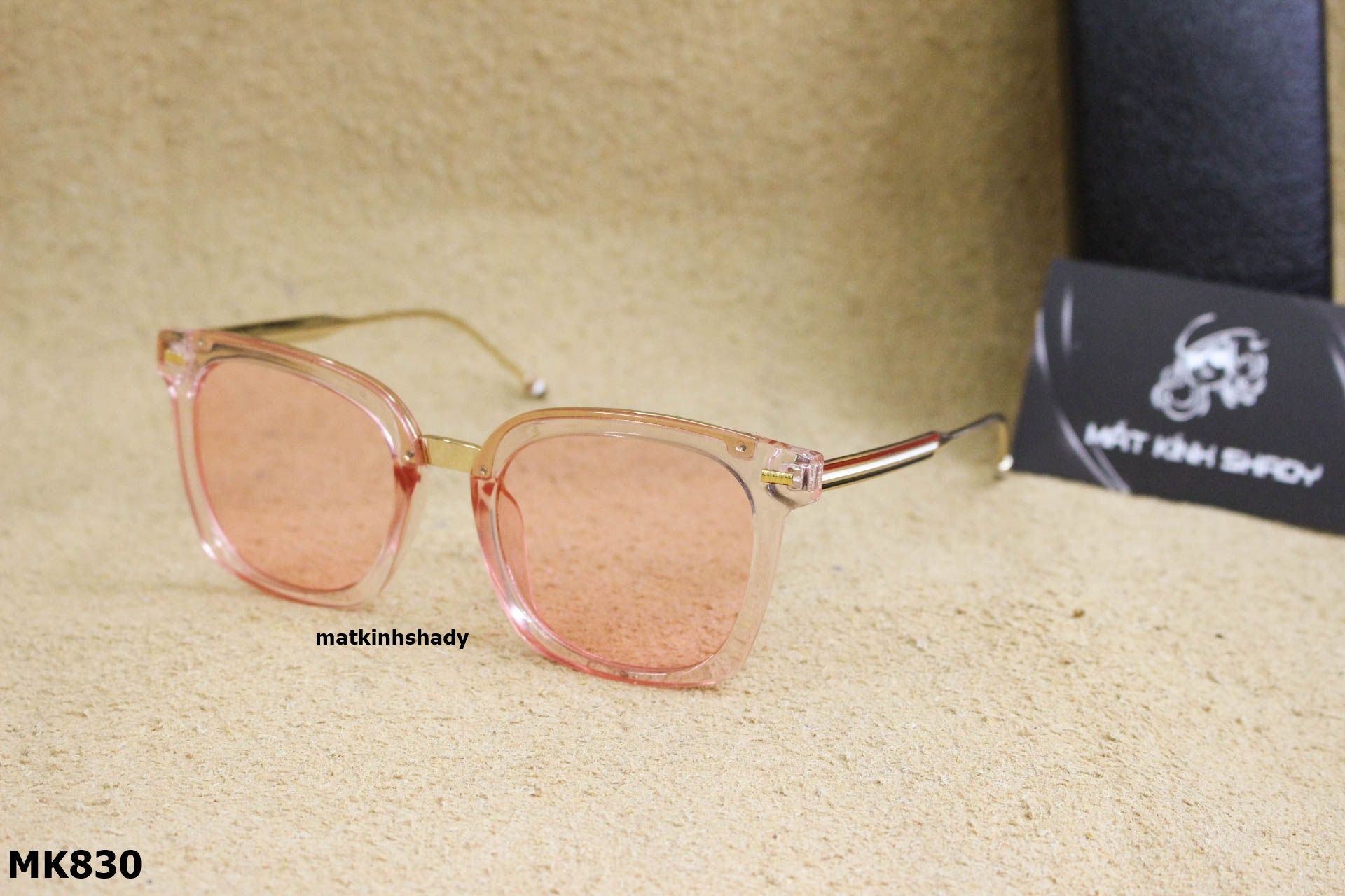 Kính Mát Thời Trang Unisex, Tròng Chống Chói Loá (Hợp Kim) - MK830