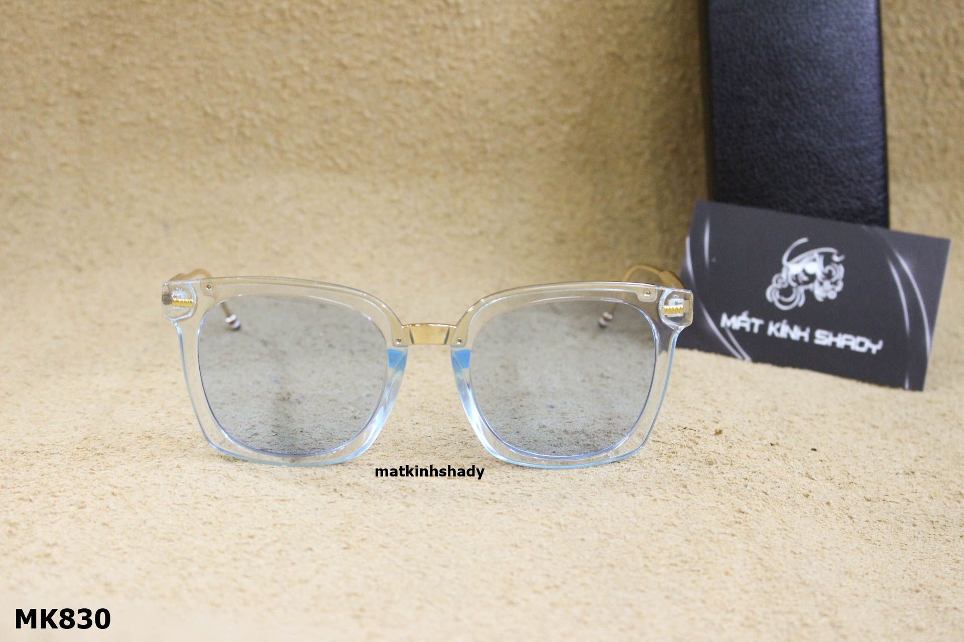 Kính Mát Thời Trang Unisex, Tròng Chống Chói Loá (Hợp Kim) - MK830
