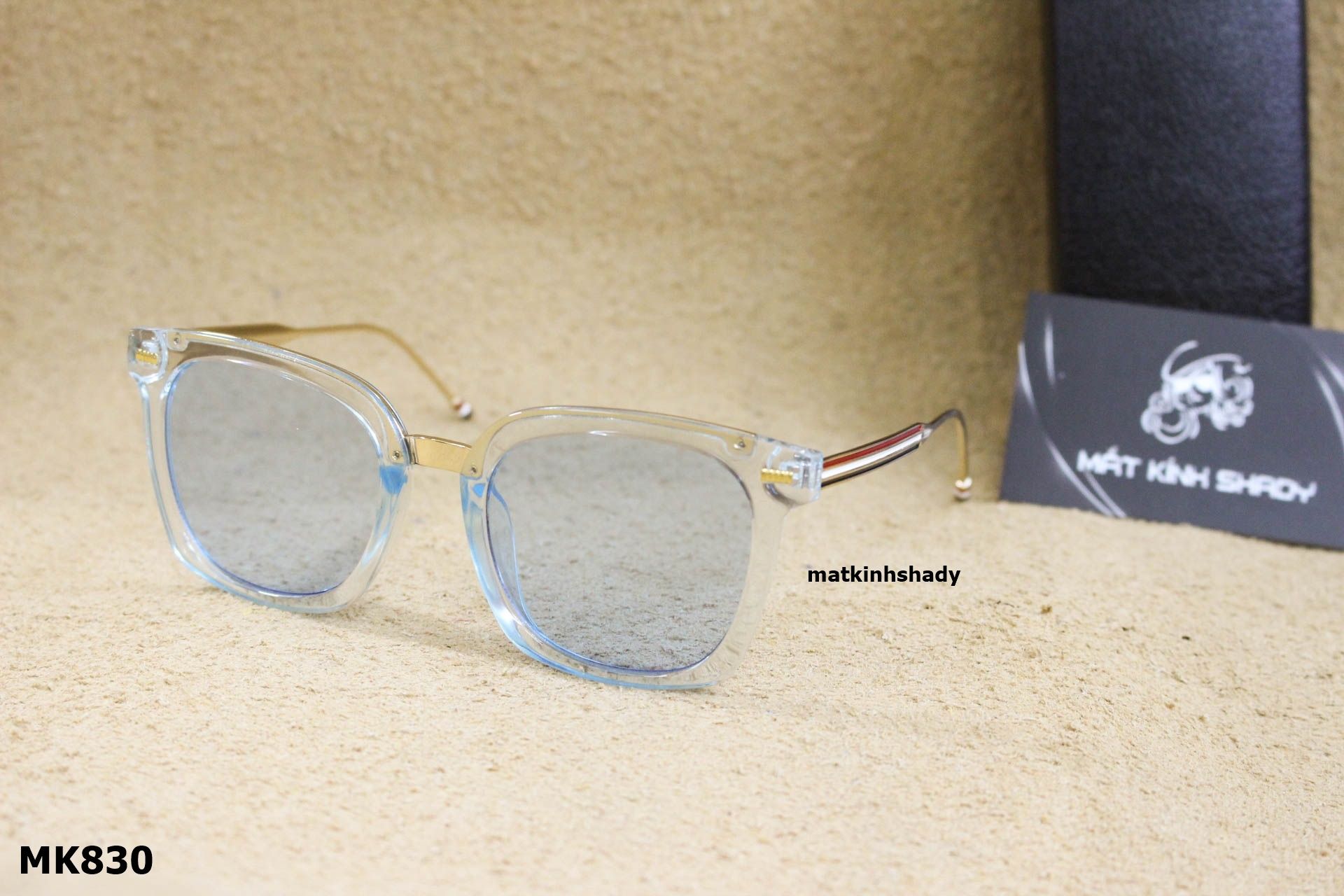 Kính Mát Thời Trang Unisex, Tròng Chống Chói Loá (Hợp Kim) - MK830