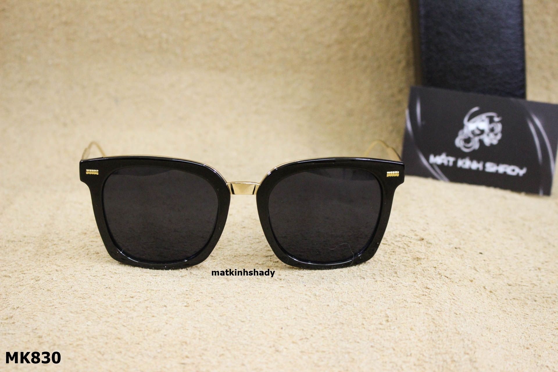 Kính Mát Thời Trang Unisex, Tròng Chống Chói Loá (Hợp Kim) - MK830