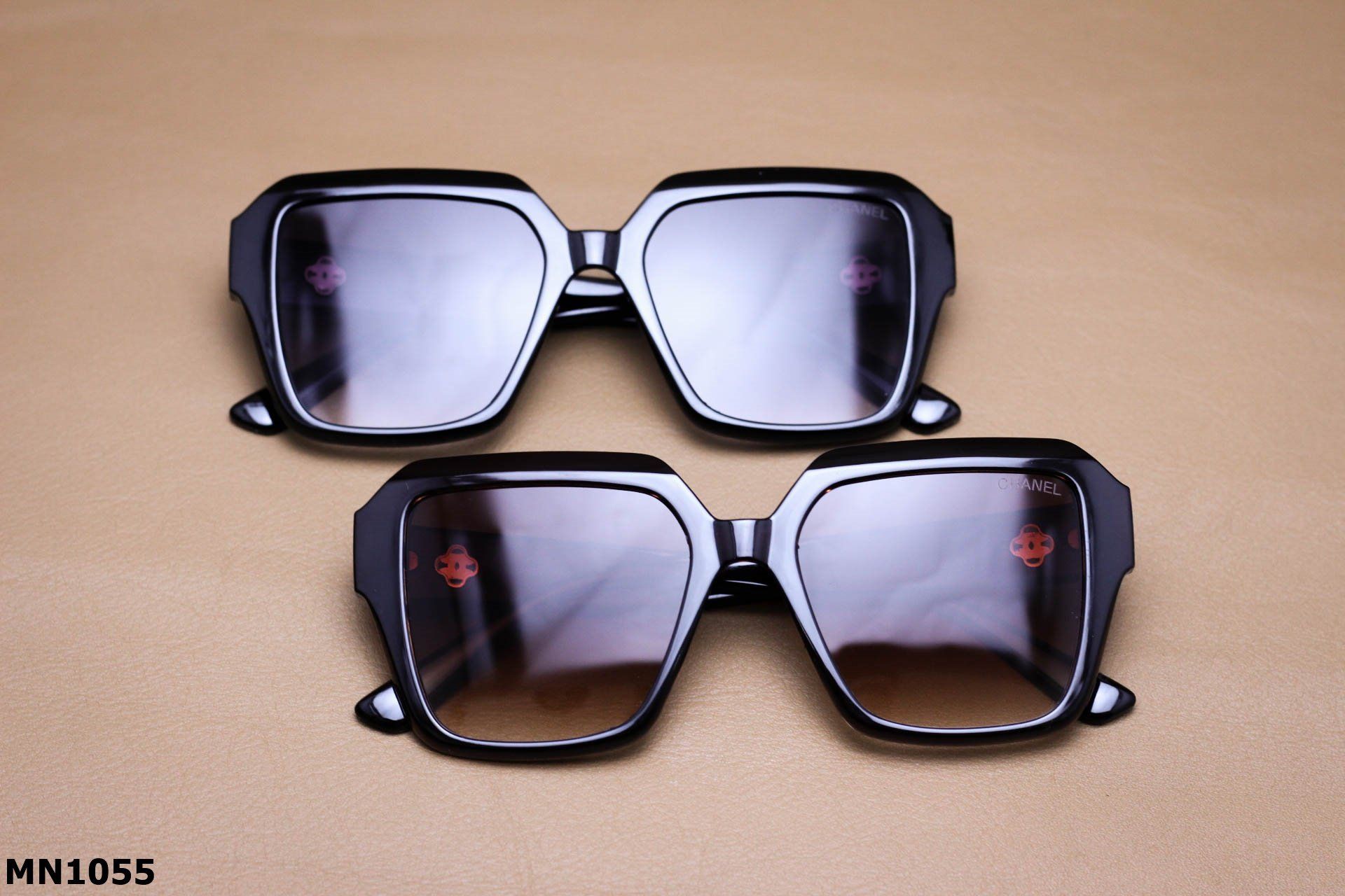Kính Mát Nhựa Thời Trang Unisex, Tròng Mặt Phẳng Chống Chói Loá - MN1055