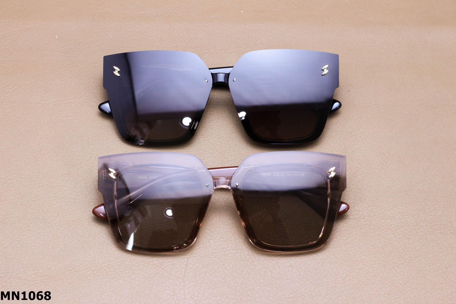 Kính Mát Thời Trang Unisex, Dáng Vuông Tràn Viền Cao Cấp (Fullbox) - MN1068