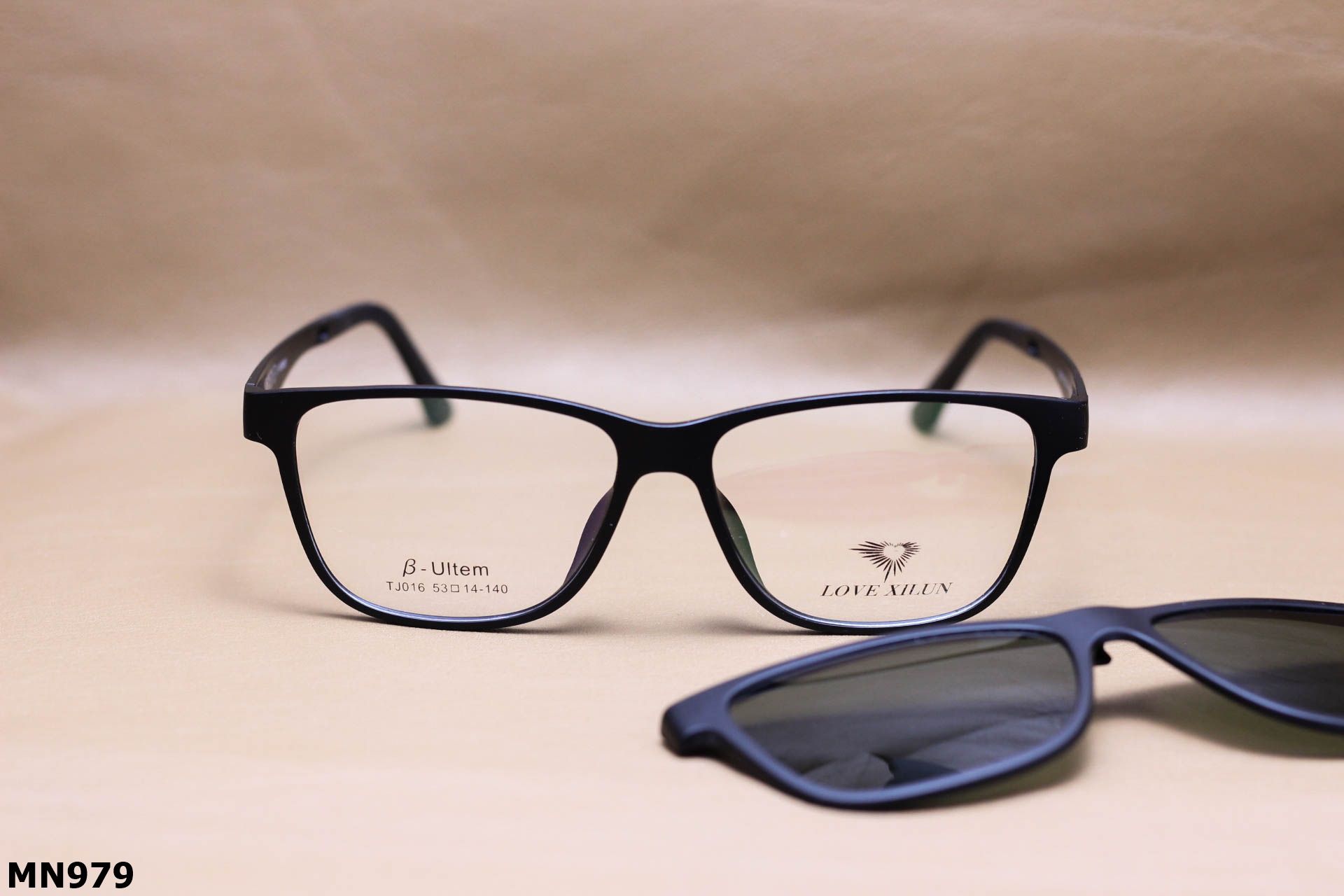 Kính Mát 2 Trong 1 Unisex, Nhựa Ultem Cao Cấp - MN979