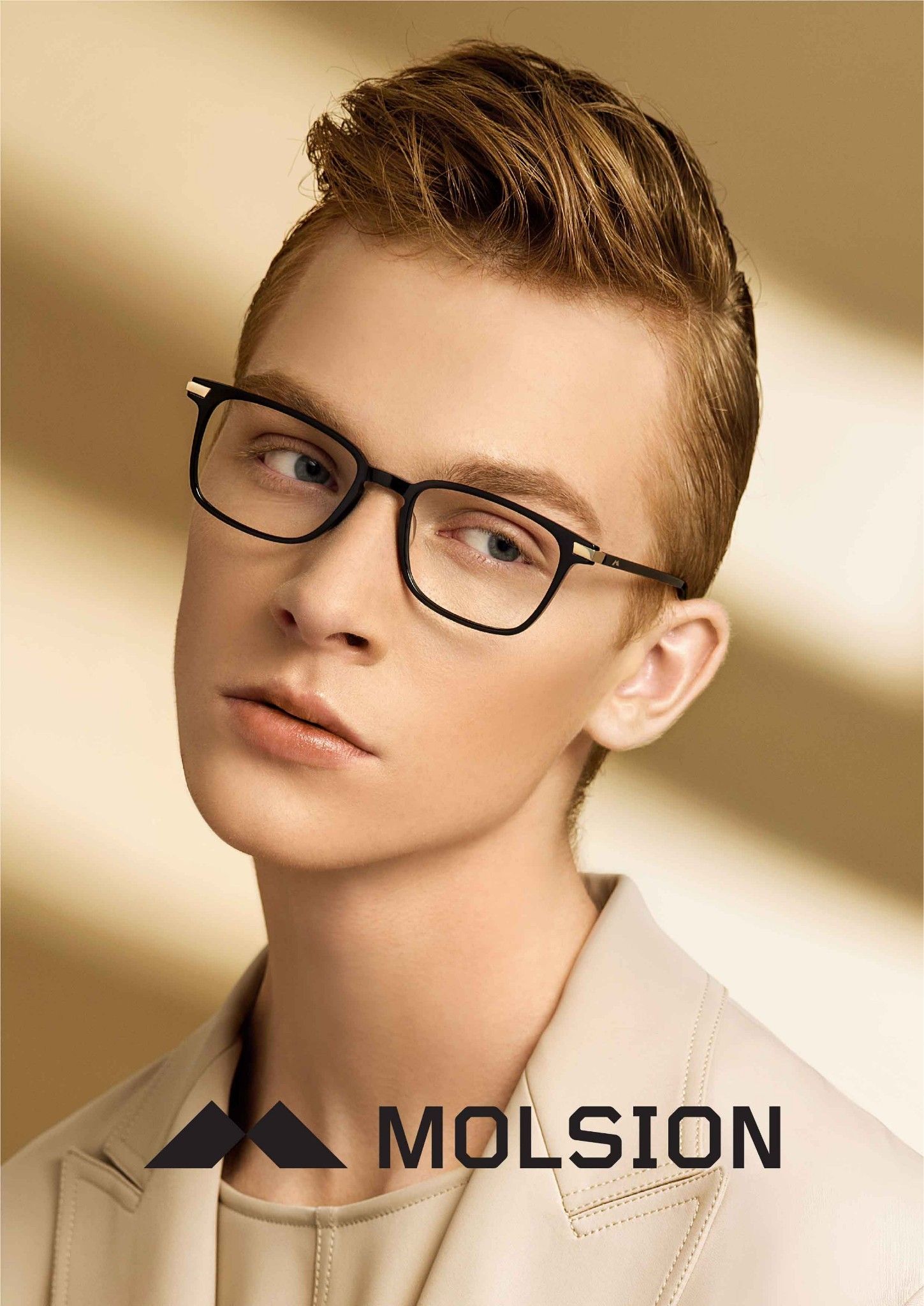 Gọng Kính Cận Chính Hãng Molsion Unisex, Chất Nhựa Acetate Nguyên Khối - MJ3003
