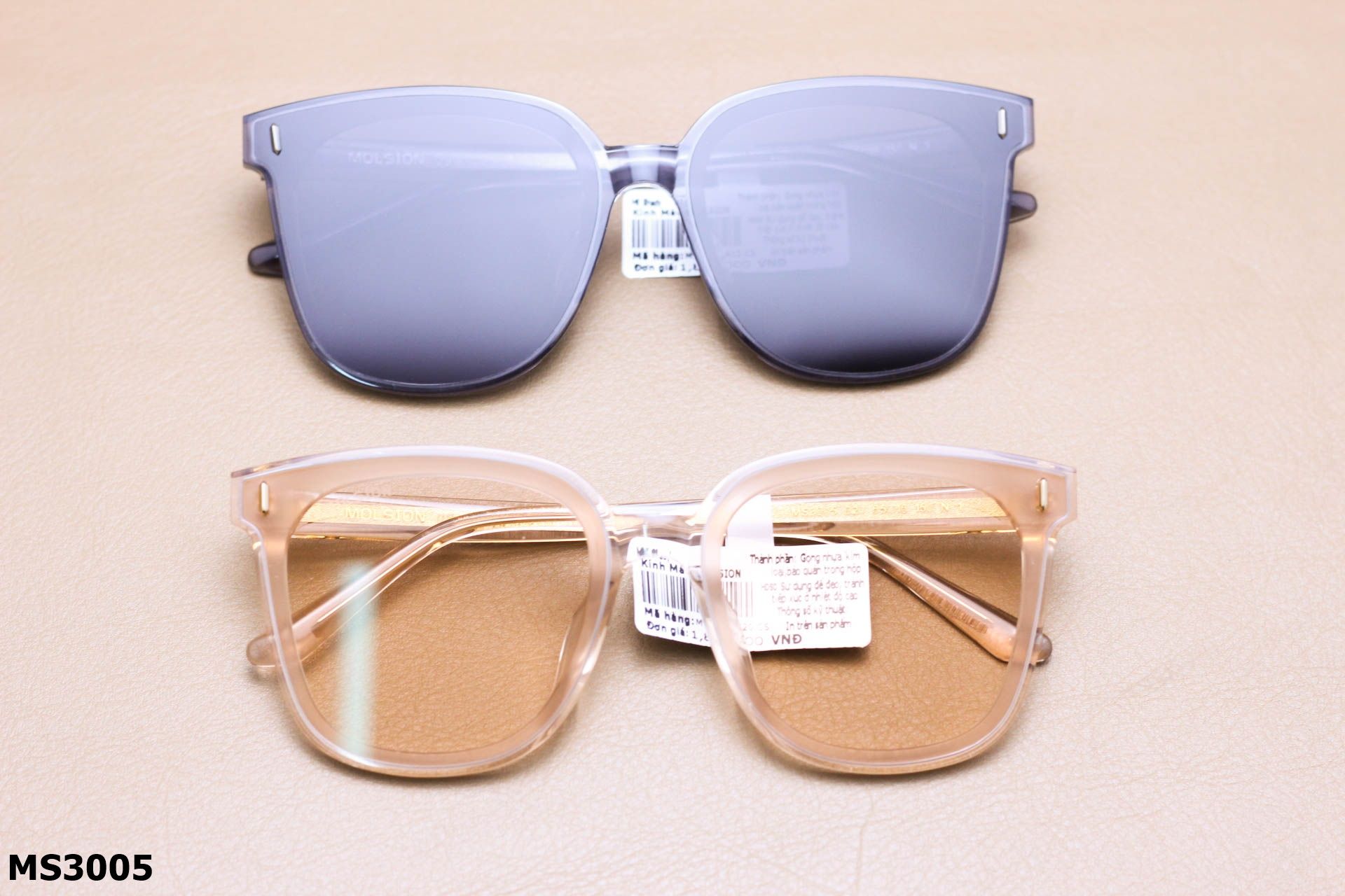 Kính Mát Chính Hãng Molsion Unisex, Chất Liệu Acetate Nguyên Khối Cao Cấp - MS3005