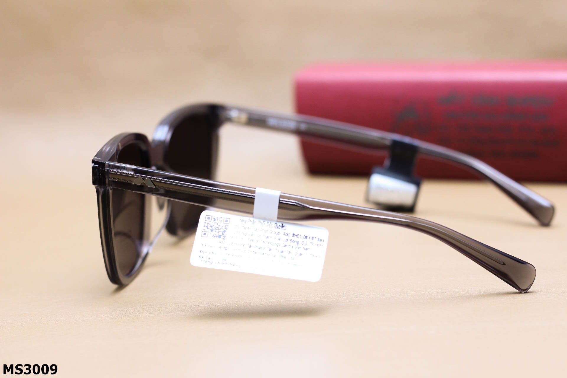 Kính Mát Chính Hãng Molsion Dáng Vuông Thời Trang Nam, Nhựa Acetate Cao Cấp - MS3009