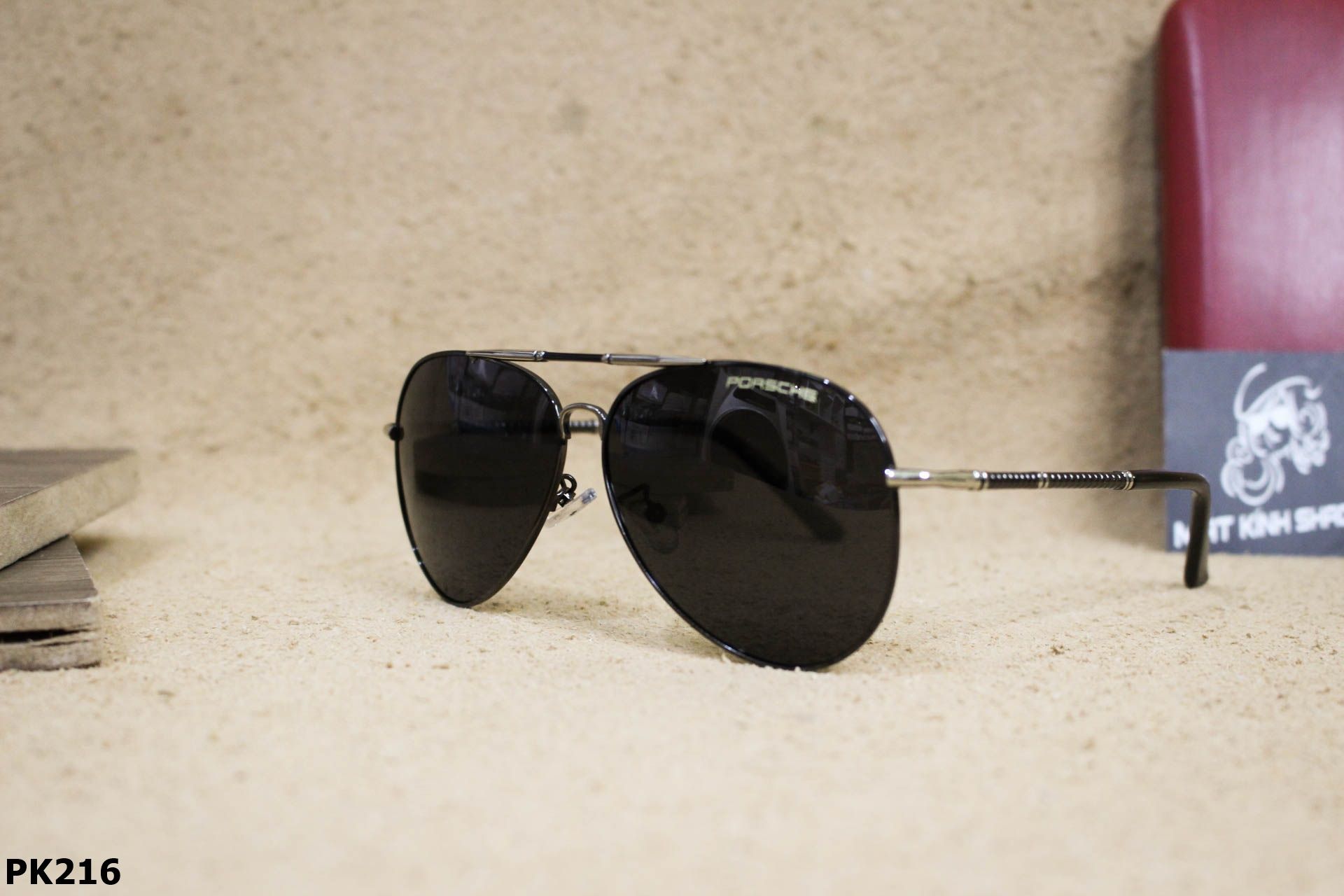 Kính Mát Hợp Kim, Tròng Polarized Chống Phân Cực - PK216