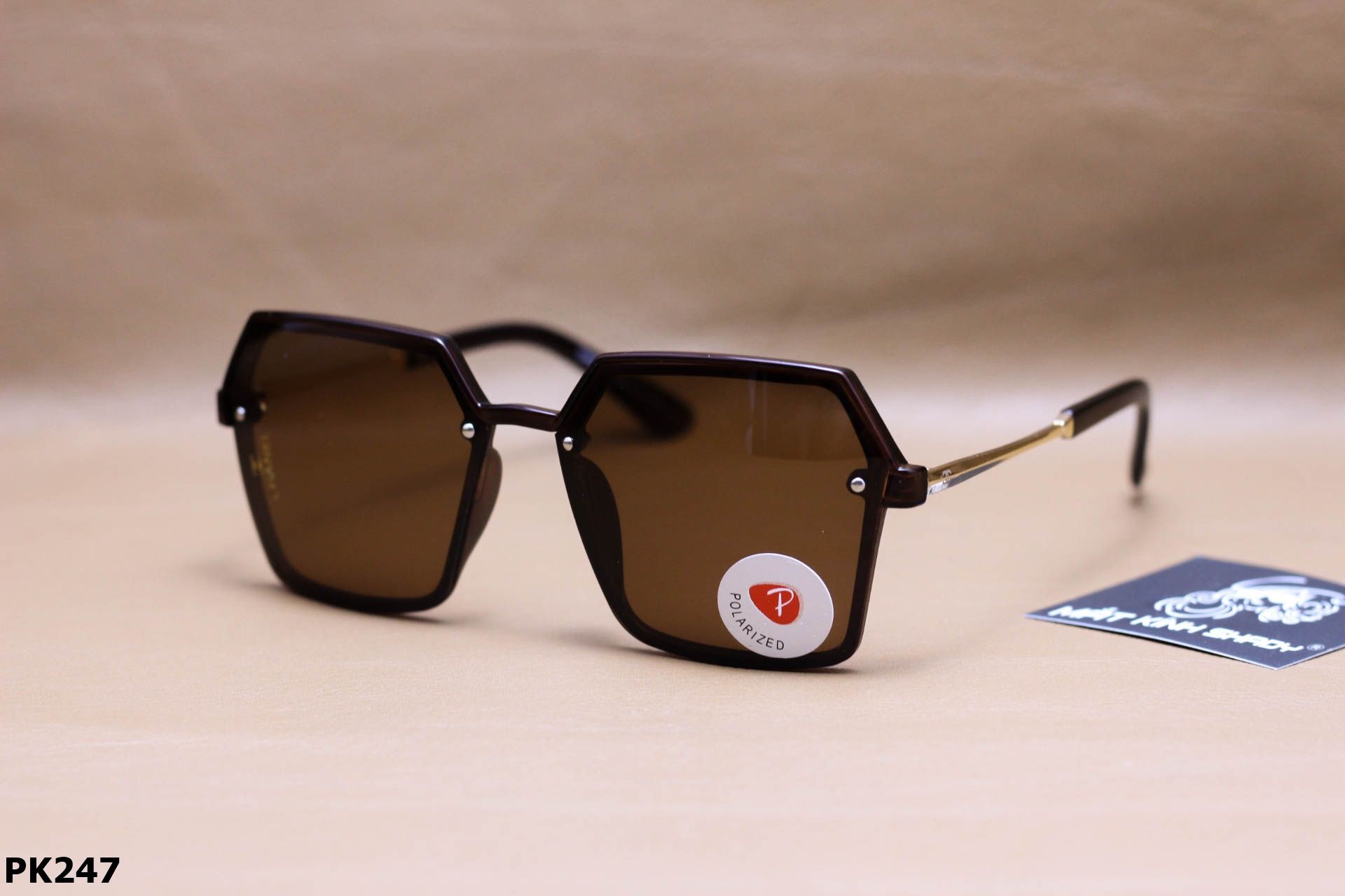 Kính Mát Thời Trang Unisex, Tròng Polarized Chống Bể - PK247