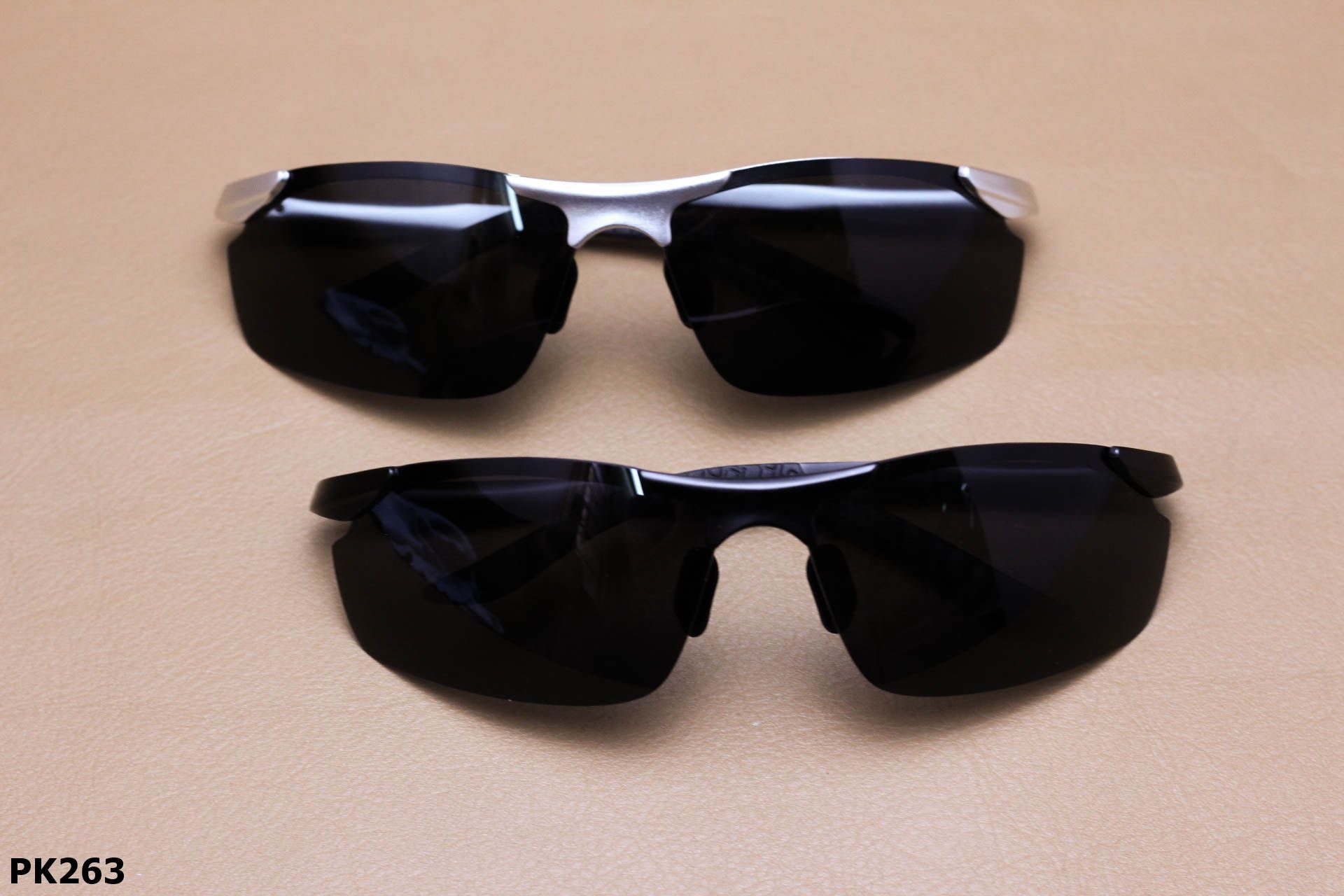 Kính Mát Vuông Không Viền Thể Thao Nam, Tròng Polarized Chống Phân Cực - PK263