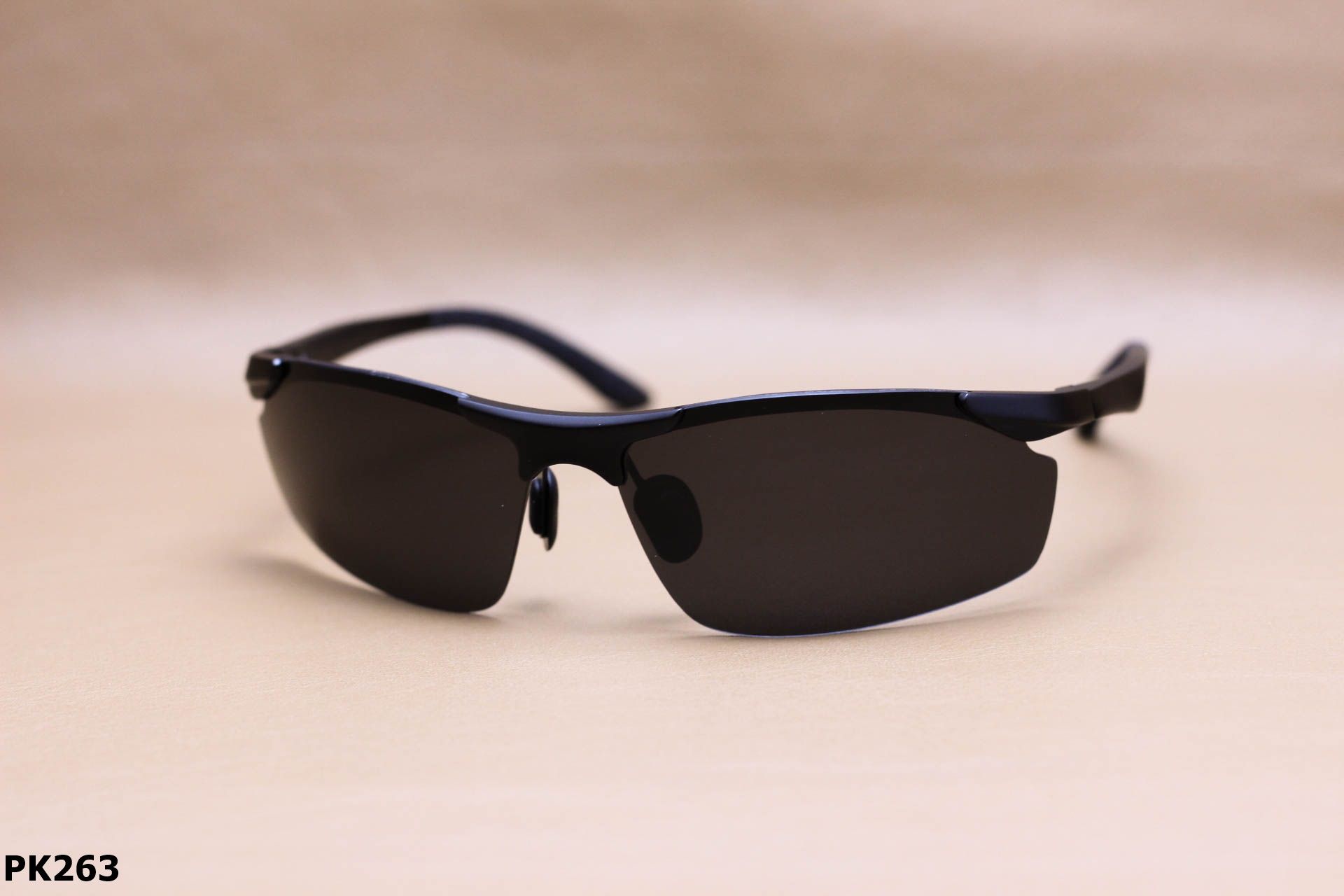 Kính Mát Vuông Không Viền Thể Thao Nam, Tròng Polarized Chống Phân Cực - PK263