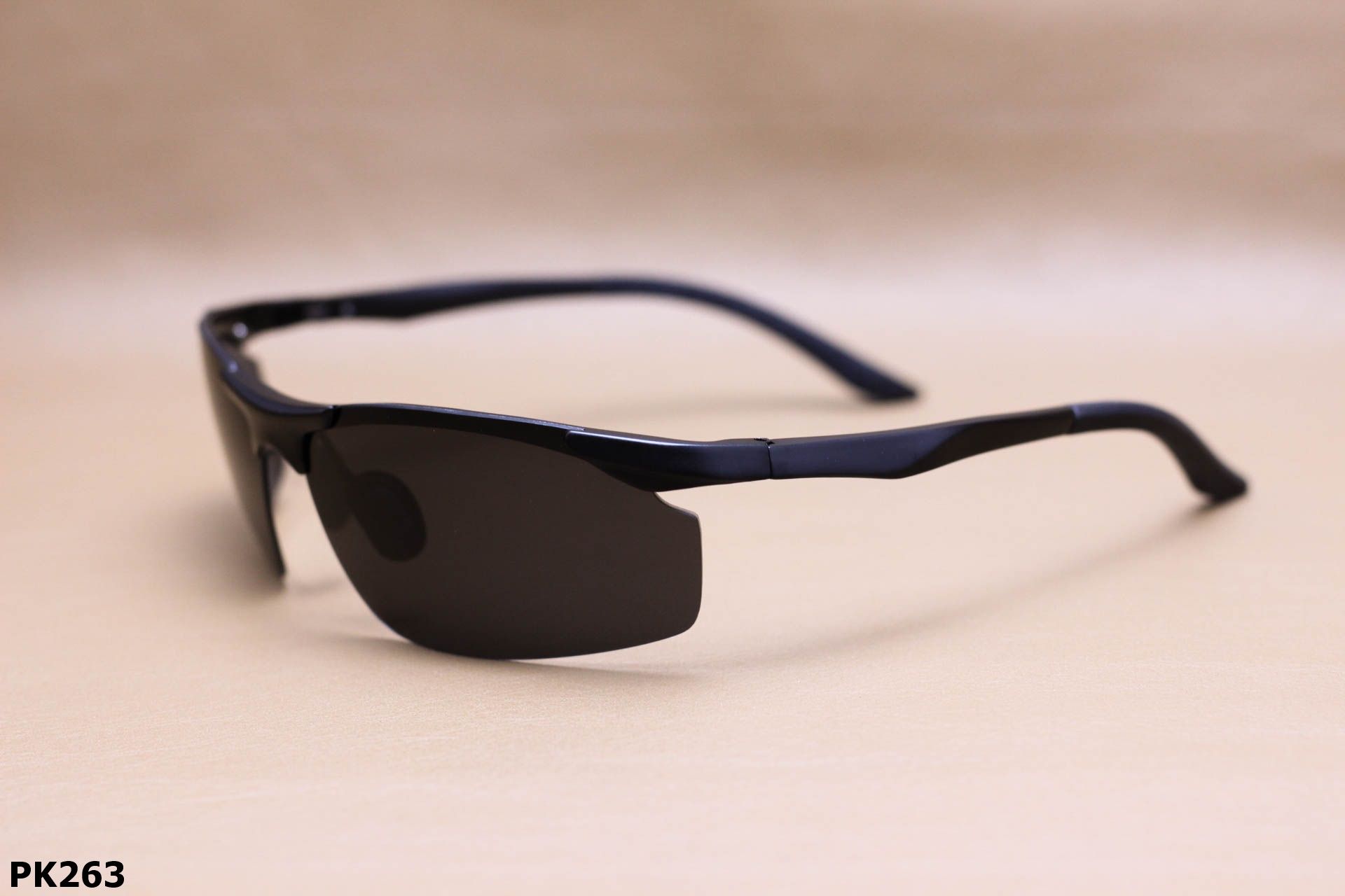 Kính Mát Vuông Không Viền Thể Thao Nam, Tròng Polarized Chống Phân Cực - PK263