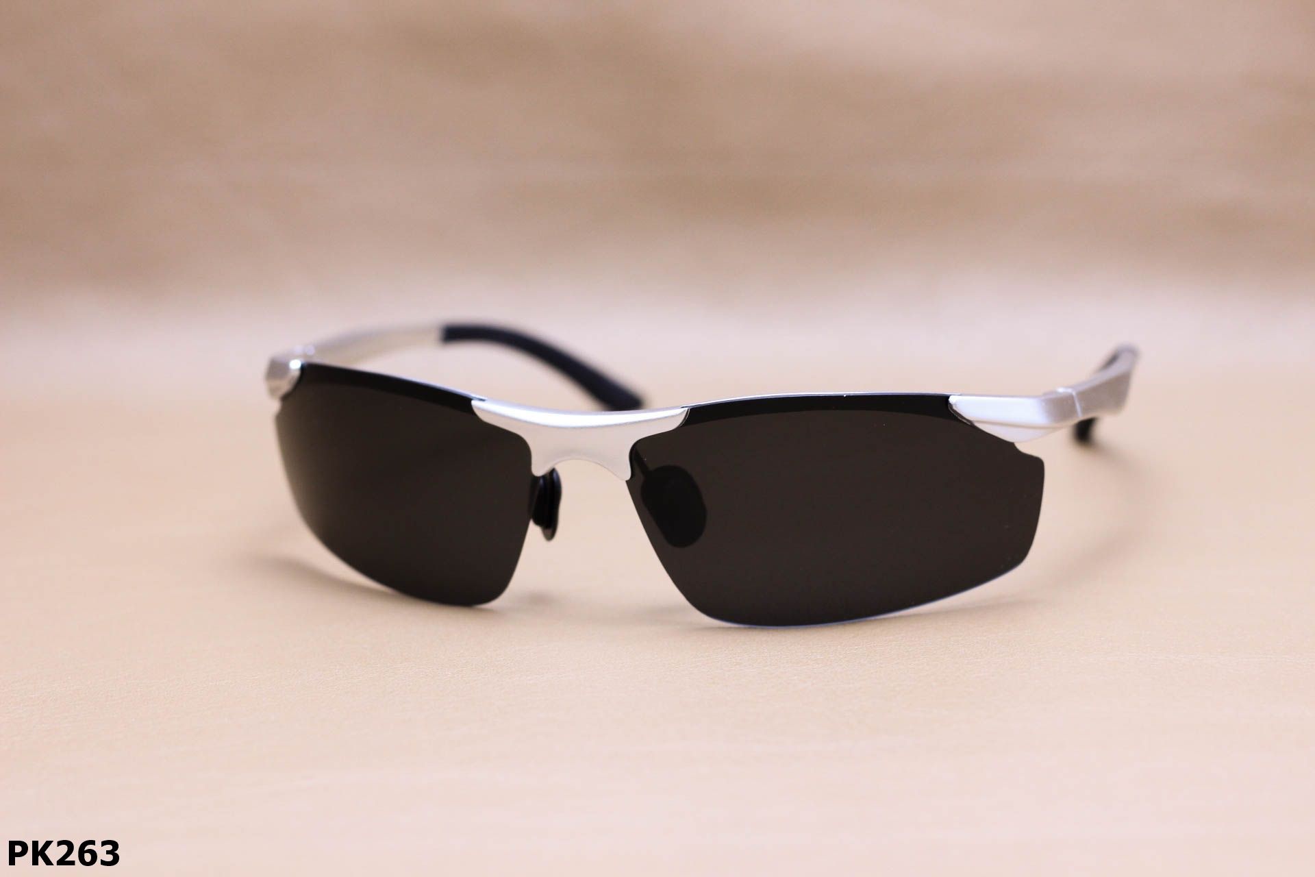 Kính Mát Vuông Không Viền Thể Thao Nam, Tròng Polarized Chống Phân Cực - PK263