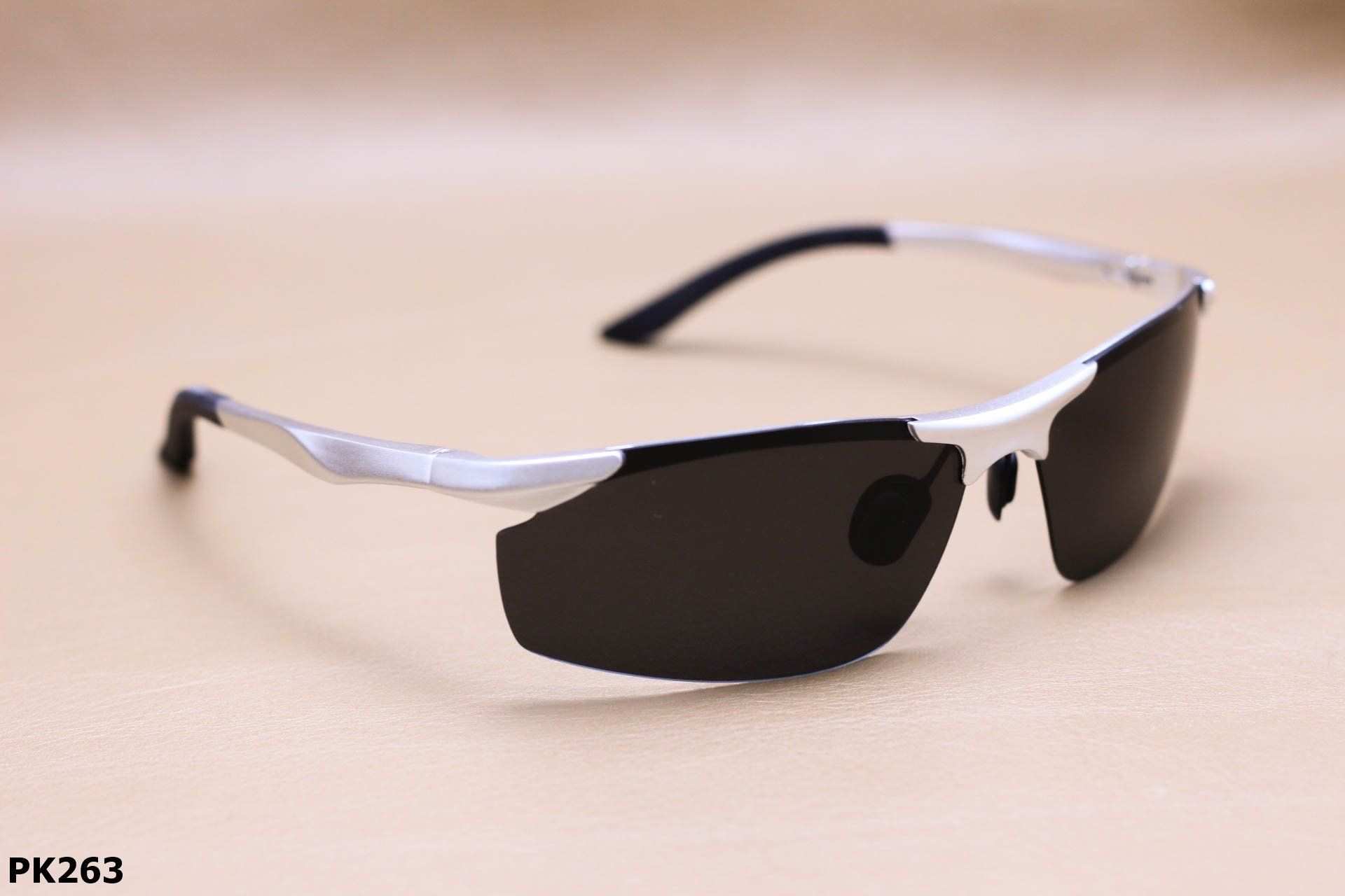 Kính Mát Vuông Không Viền Thể Thao Nam, Tròng Polarized Chống Phân Cực - PK263