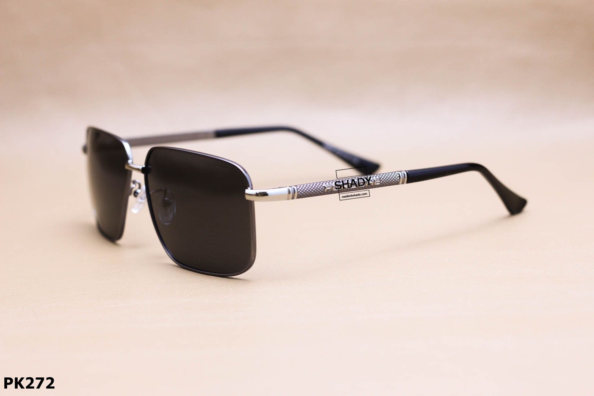 Kính Mát Vuông Thời Trang Nam, Tròng Polarized Chống Phân Cực - PK272