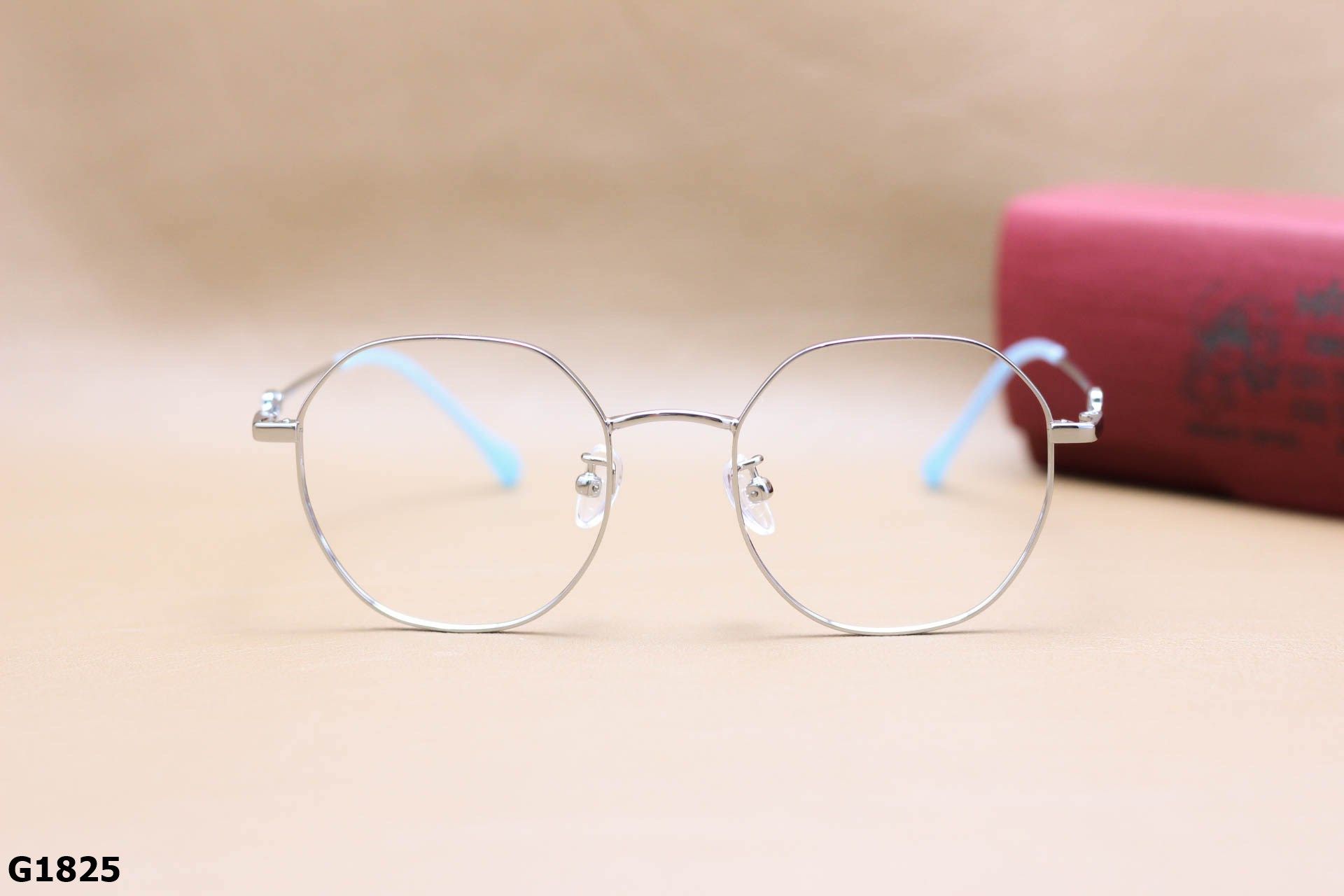 Gọng Kính Cận Đa Giác Thời Trang Unisex, Chất B-Titanium Cao Cấp Thanh Mảnh - G1825