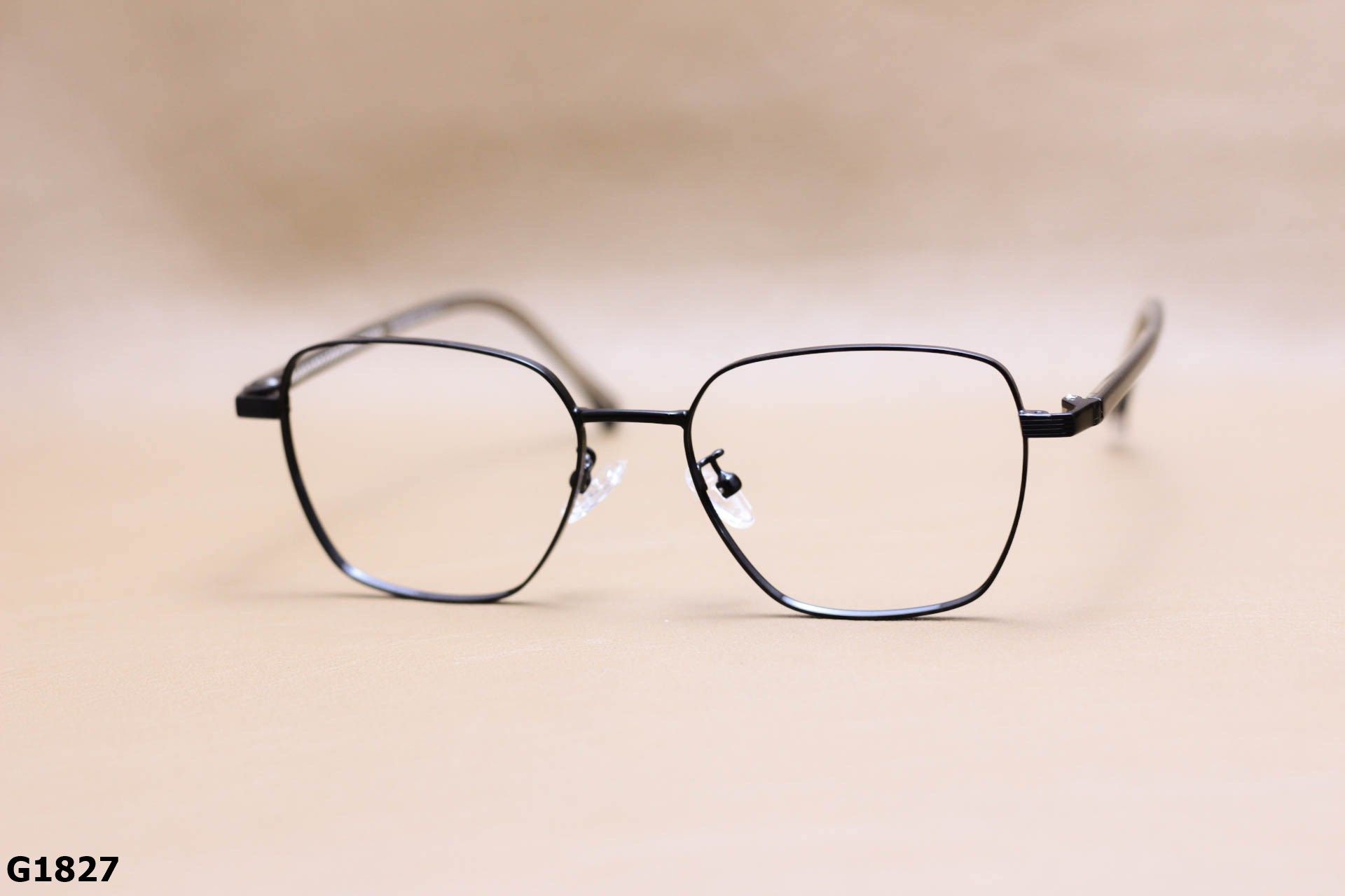 Gọng Kính Cận Hợp Kim Cao Cấp, Dáng Đa Giác Thanh Mảnh Thời Trang Unisex - G1827