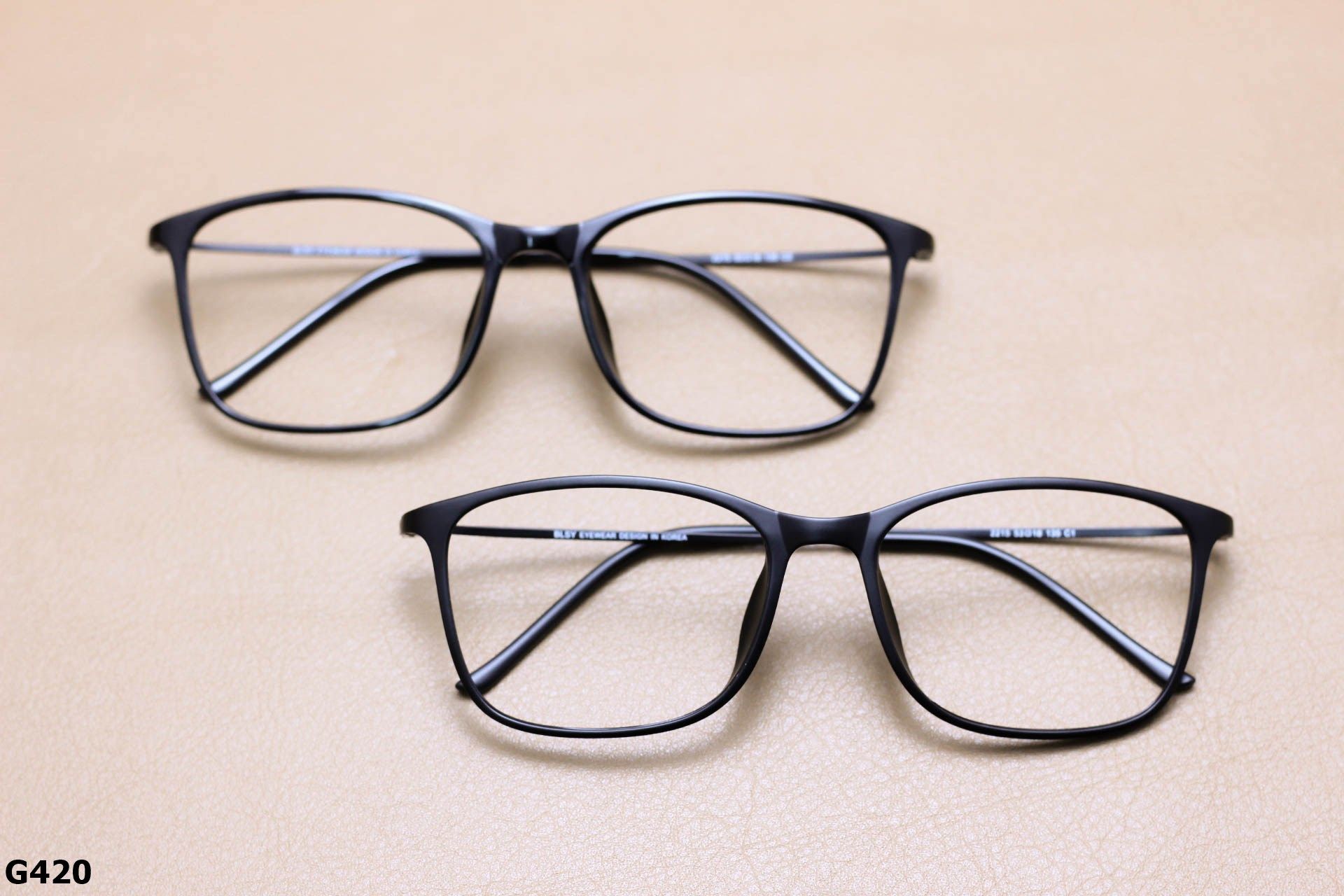 Gọng Kính Cận Nhựa ULTEM Cao Cấp, Dáng Vuông Bầu Thời Trang Unisex - G420