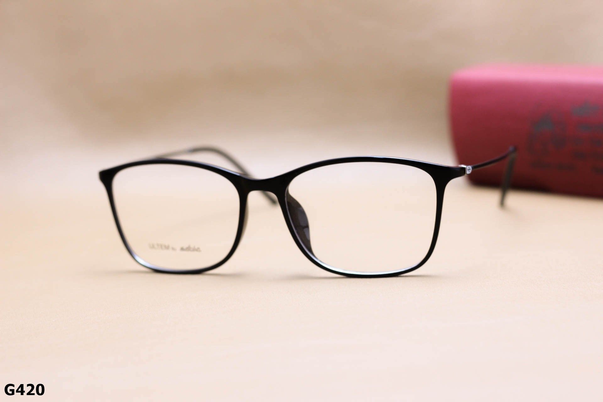 Gọng Kính Cận Nhựa ULTEM Cao Cấp, Dáng Vuông Bầu Thời Trang Unisex - G420