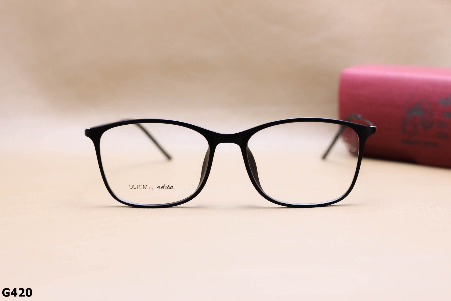Gọng Kính Cận Nhựa ULTEM Cao Cấp, Dáng Vuông Bầu Thời Trang Unisex - G420