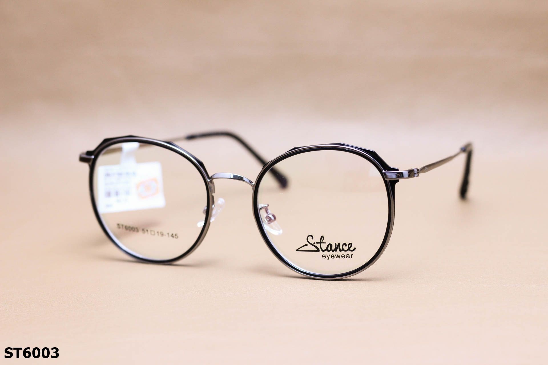 Gọng Kính Cận Hợp Kim Cao Cấp Chính Hãng Stance, Dáng Tròn Ngố Unisex - ST6003