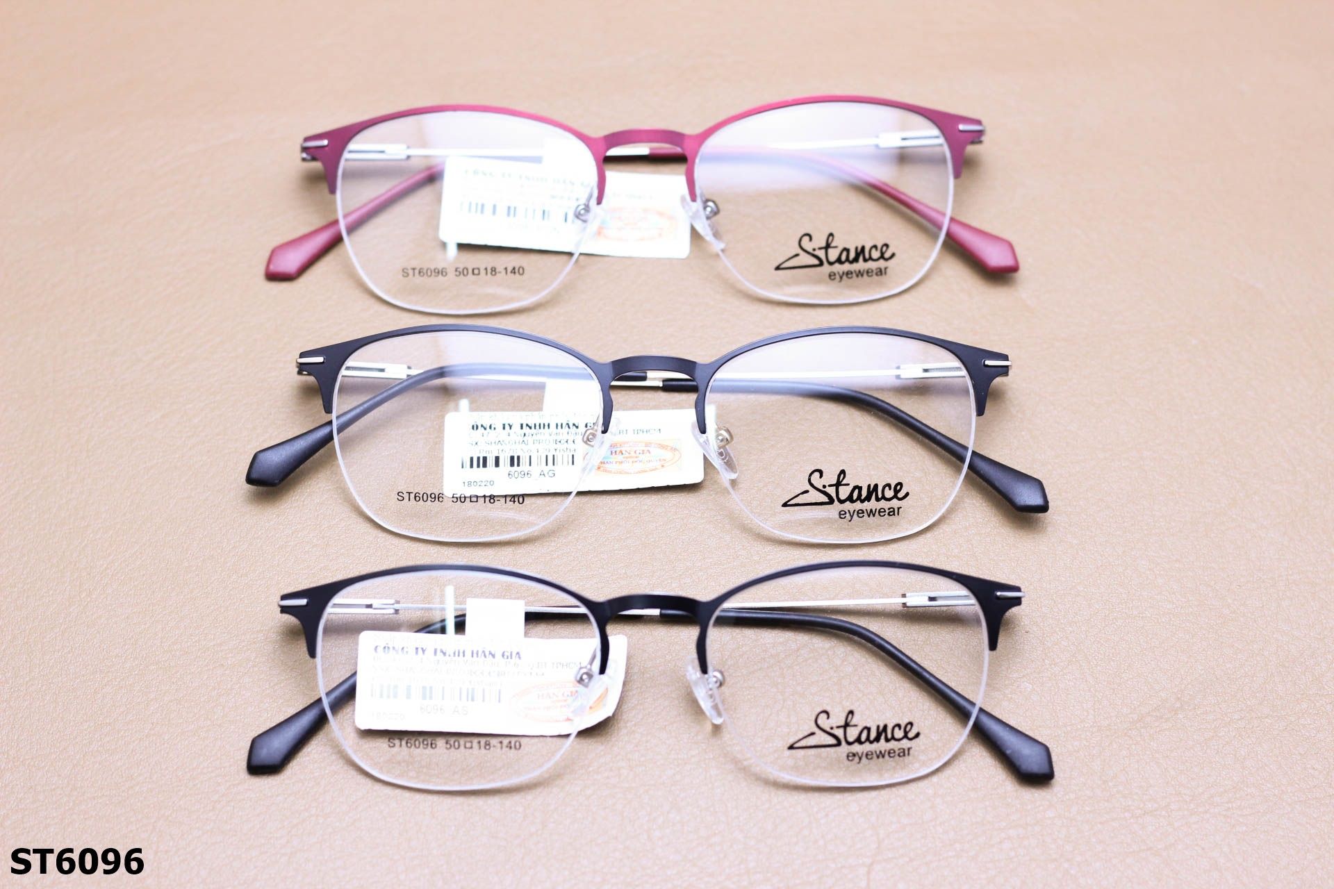 Gọng Kính Cận Thời Trang Nửa Viền Unisex Chính Hãng Stance - ST6096